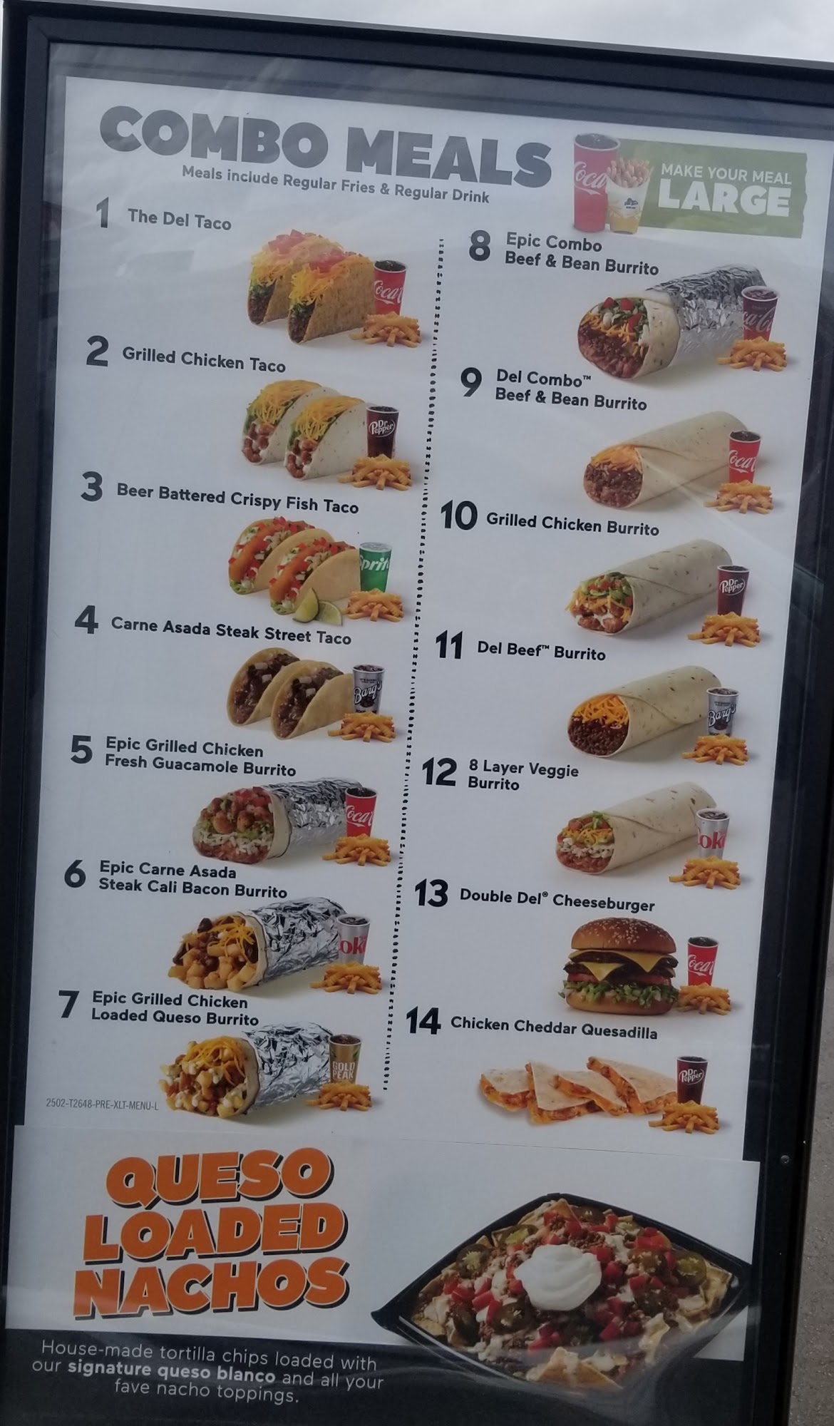 Del Taco Menu