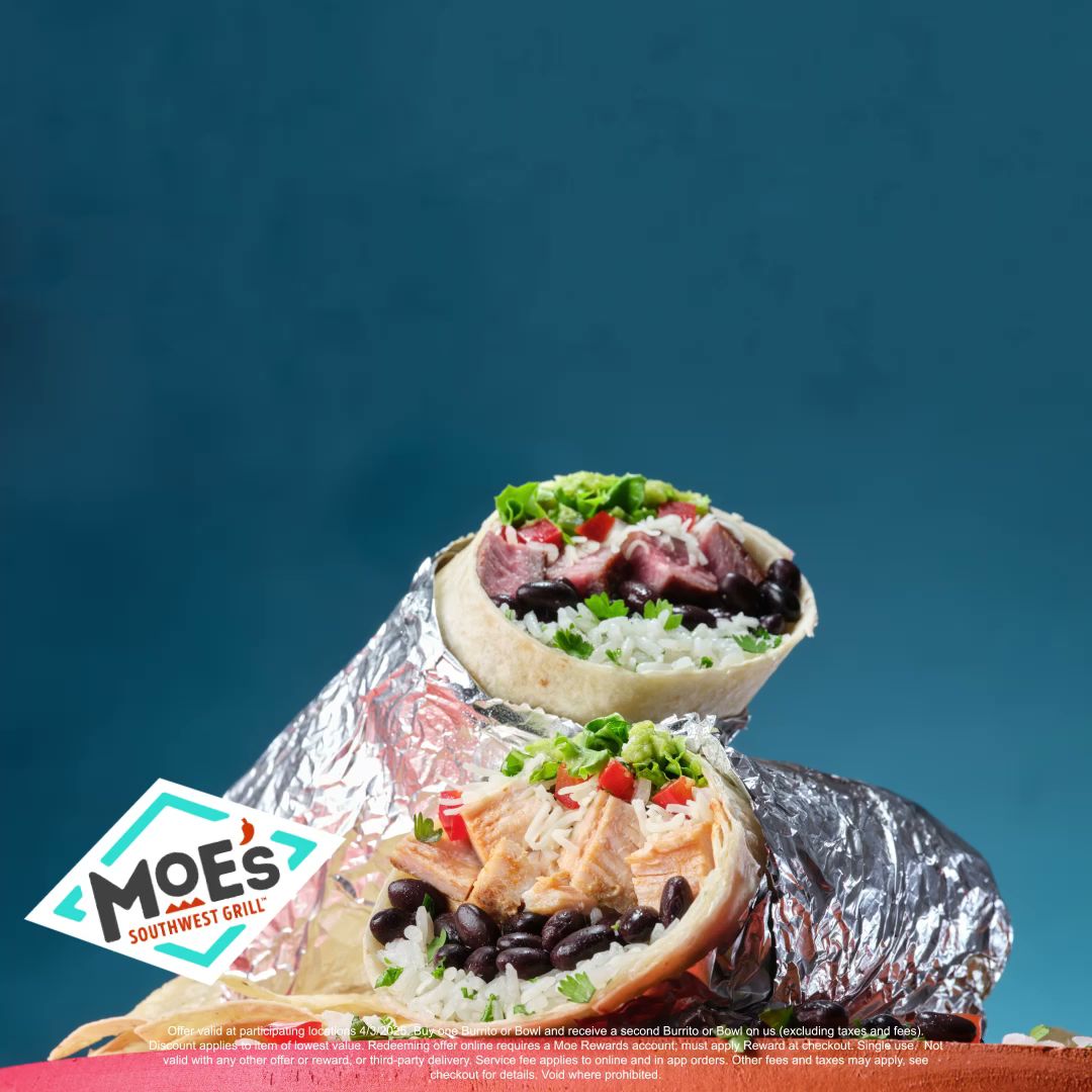 Moe's Southwest Grill Menu