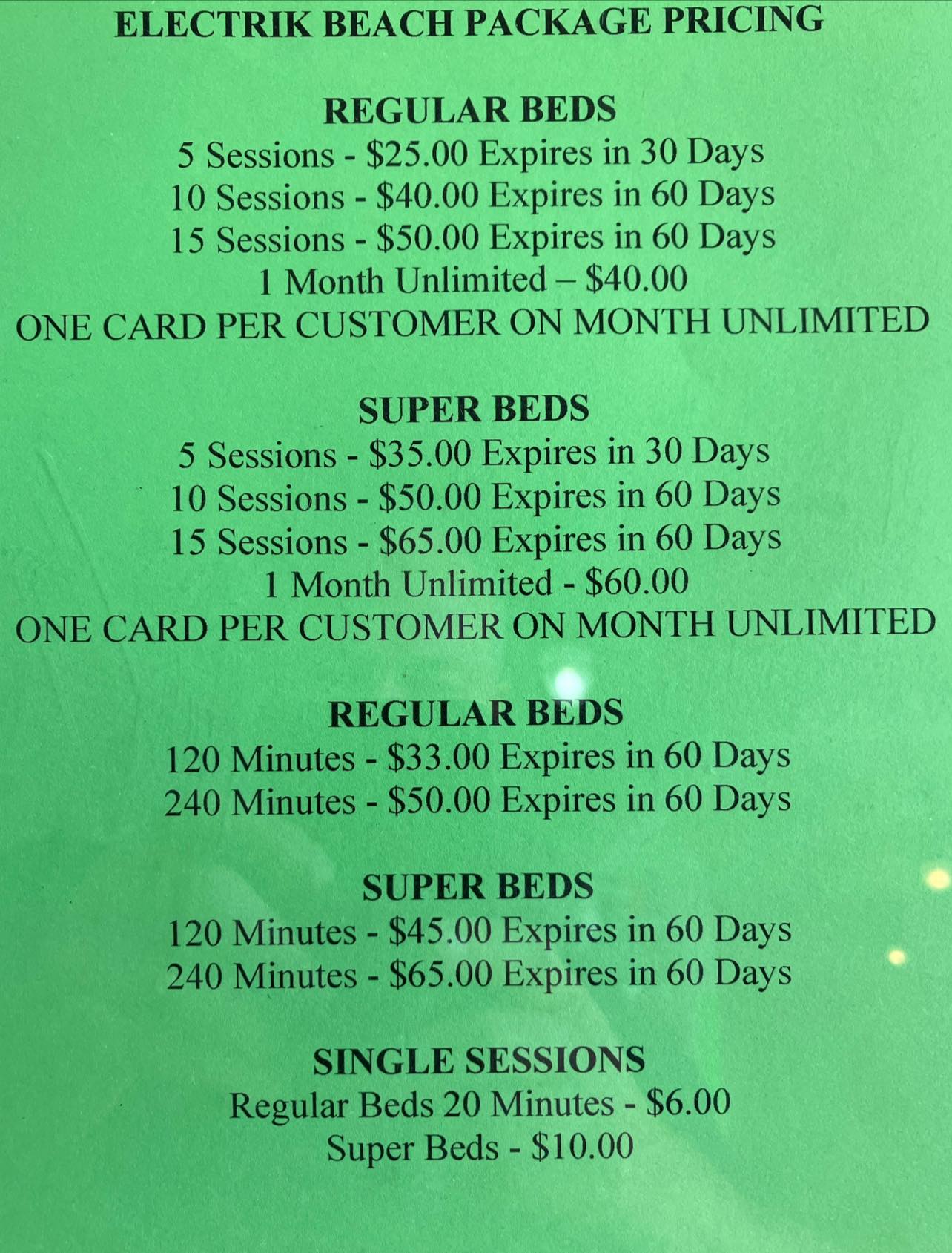 Snobiz - Jasper, Al Menu