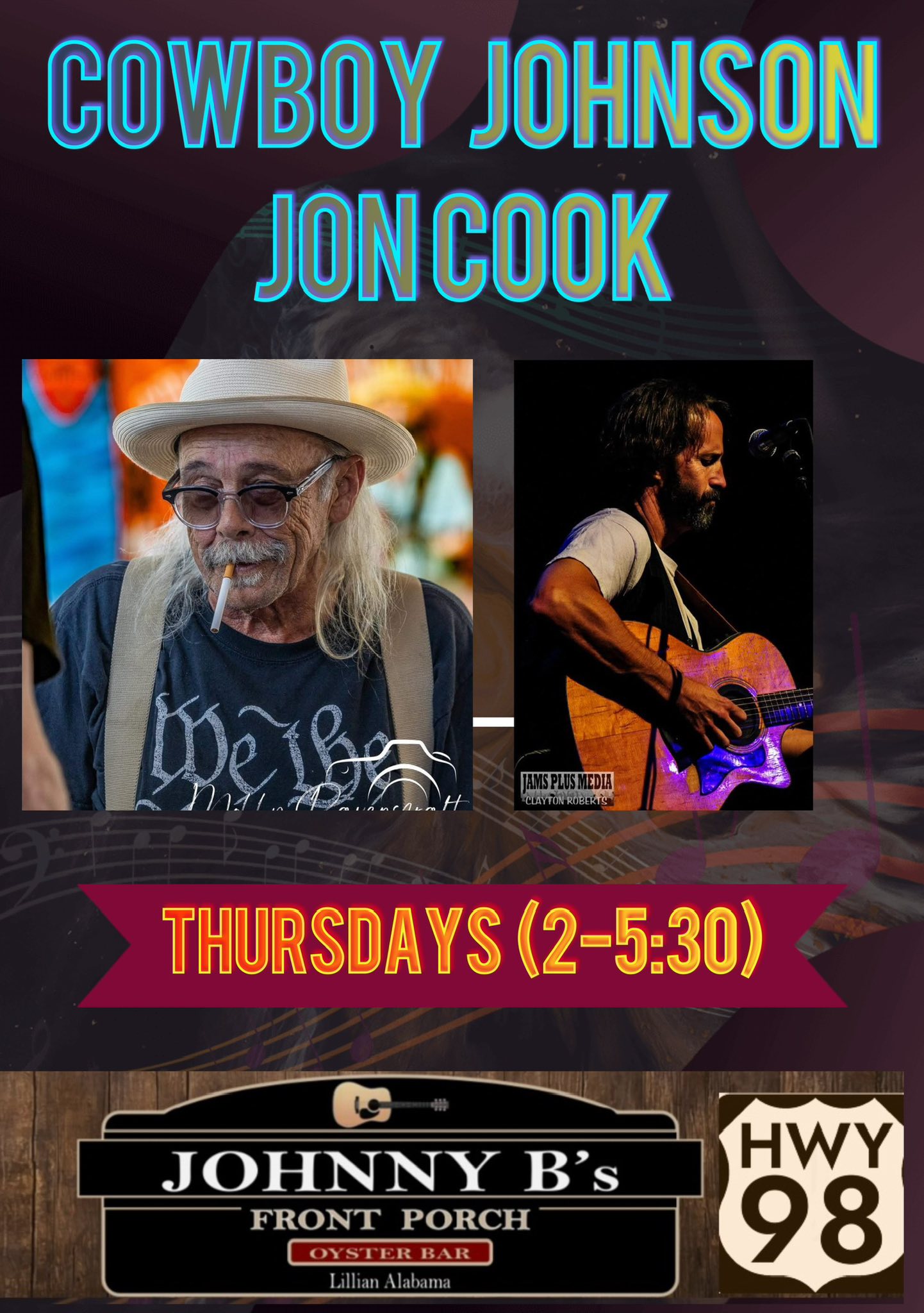 Johnny B’s Front Porch, Lillian,Al Lillian