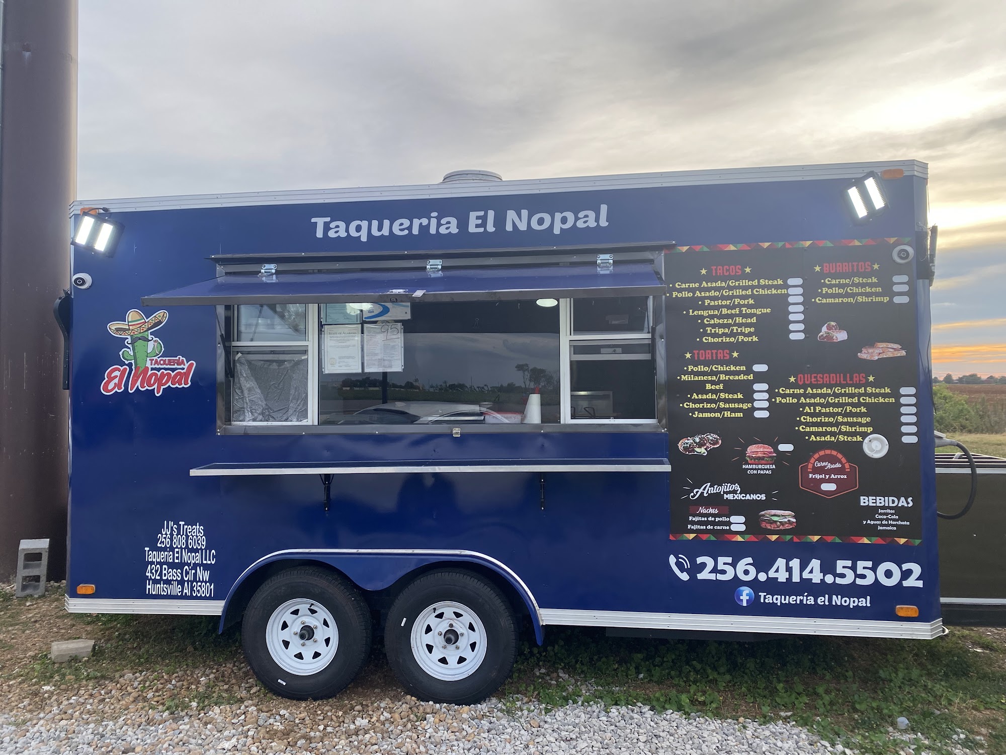 Taqueria El Nopal Menu