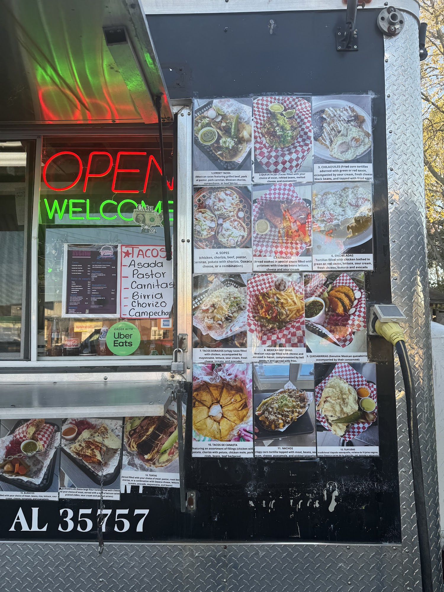 Costa Azul Taqueria & Guisos Menu