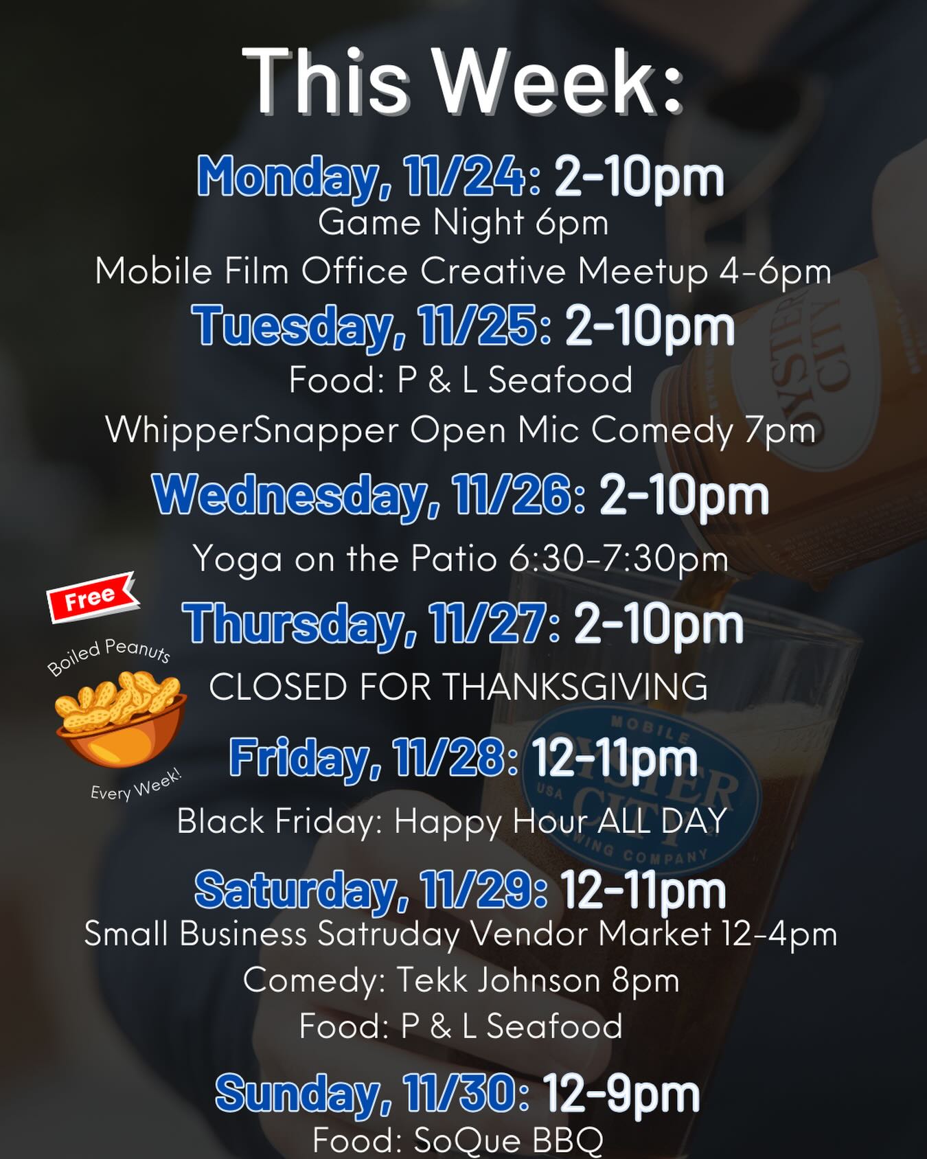 Oyster City Brewing Company Mobile, AL Mobile