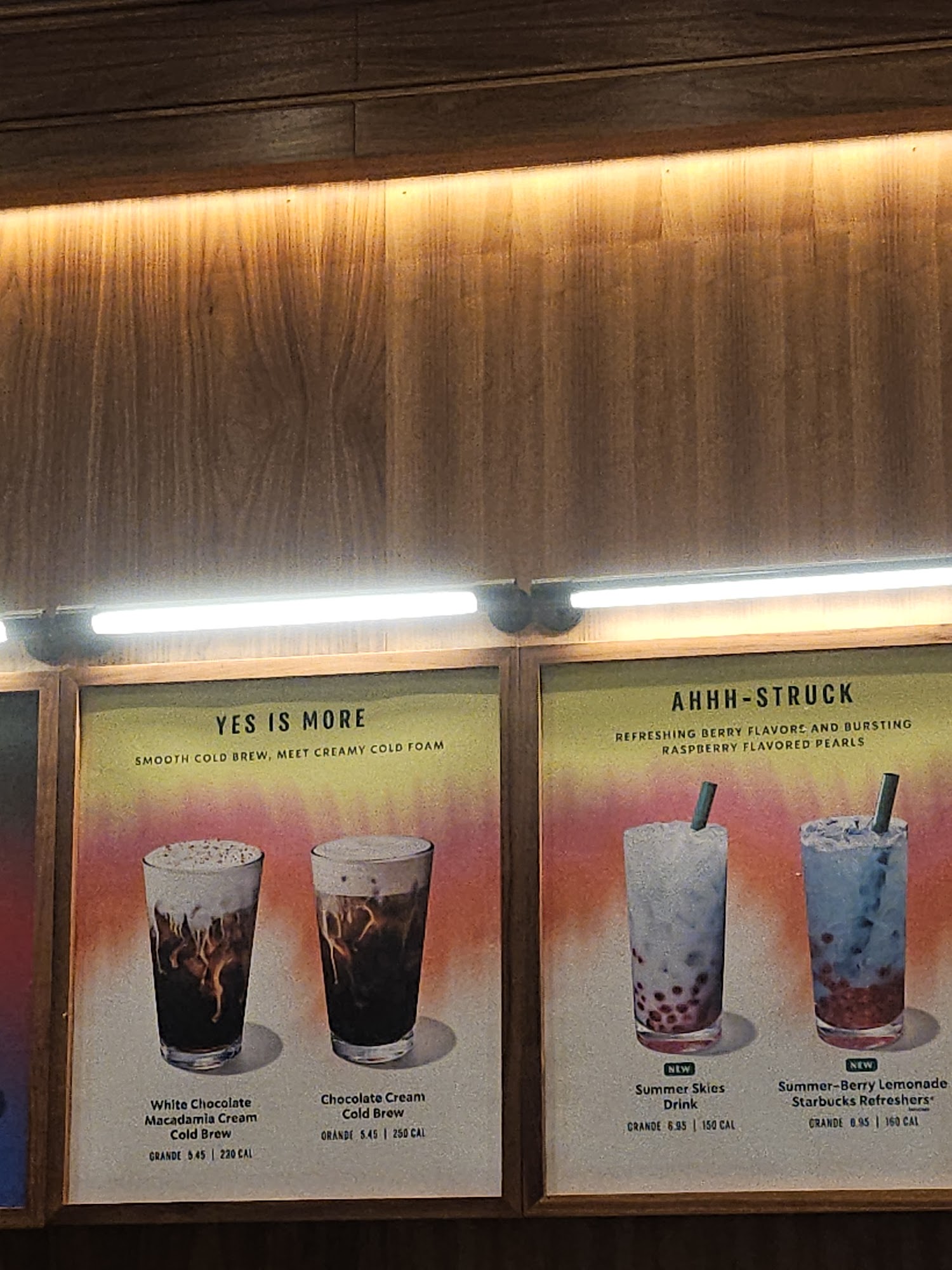 Starbucks Trustmark Menu