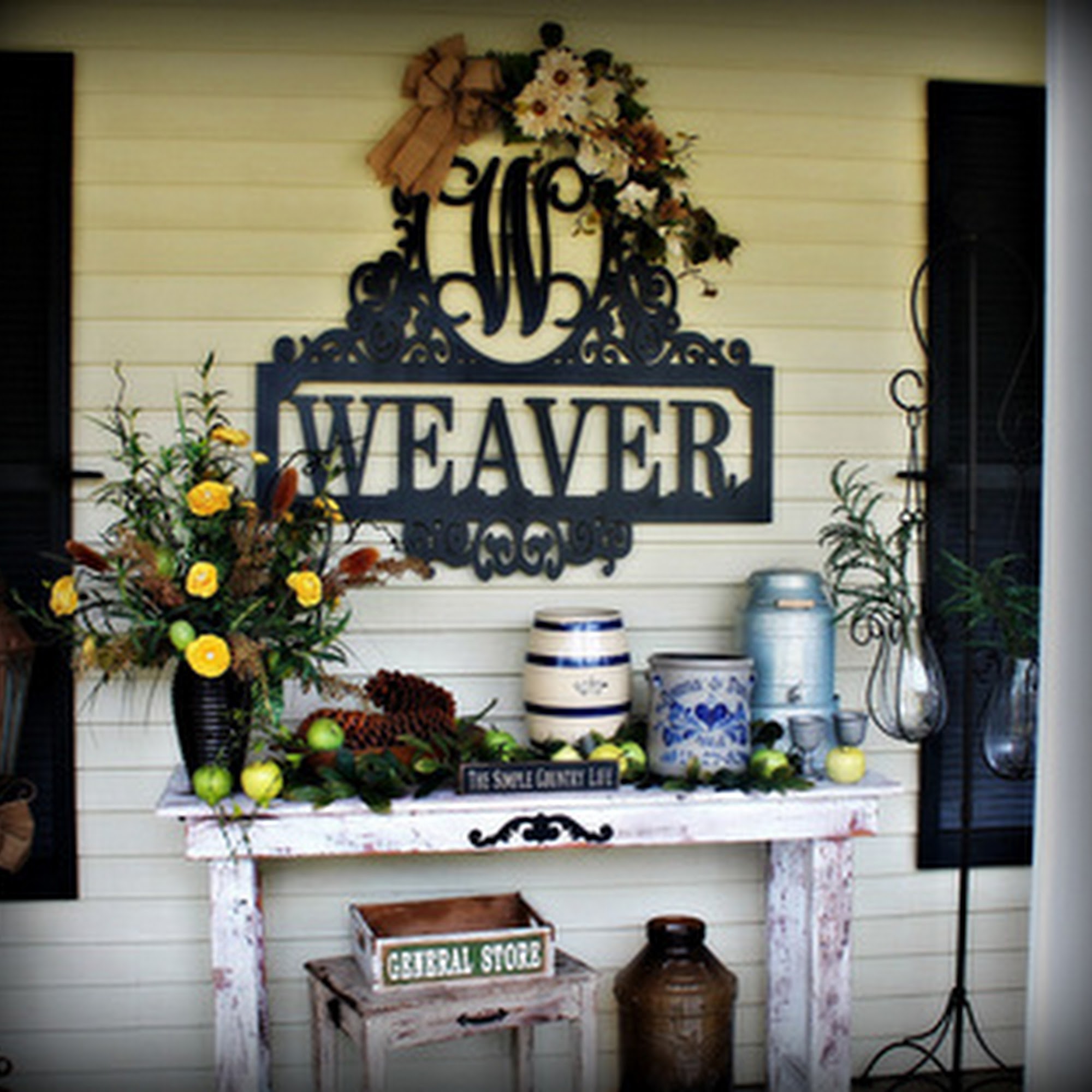 Mobile Monogram and signs