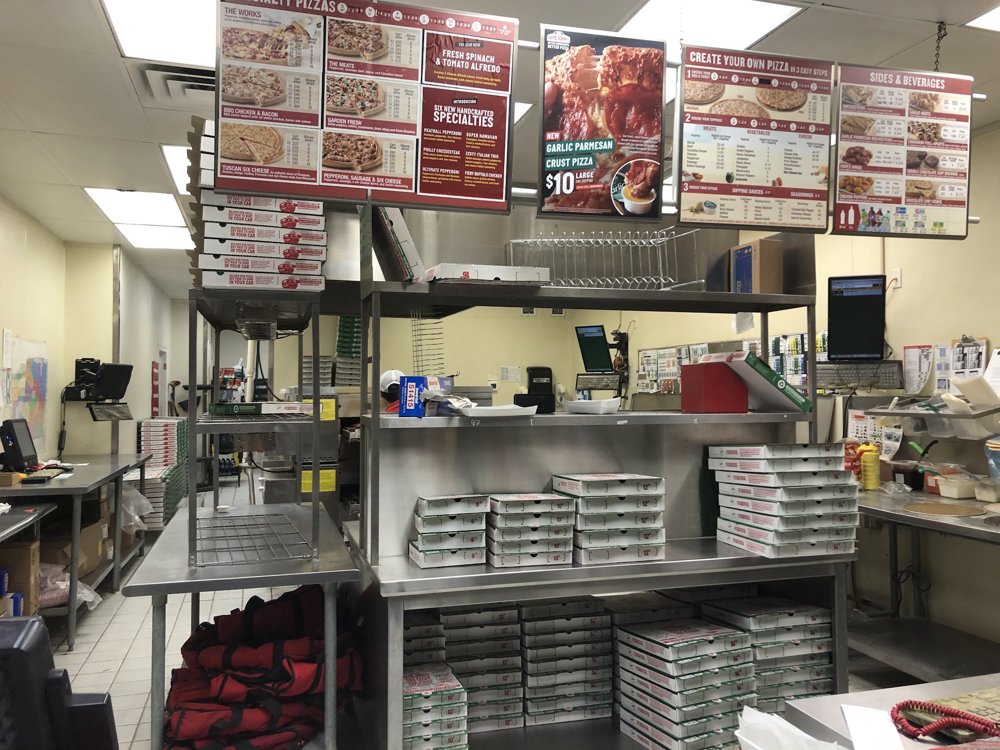 Papa Johns Pizza Menu