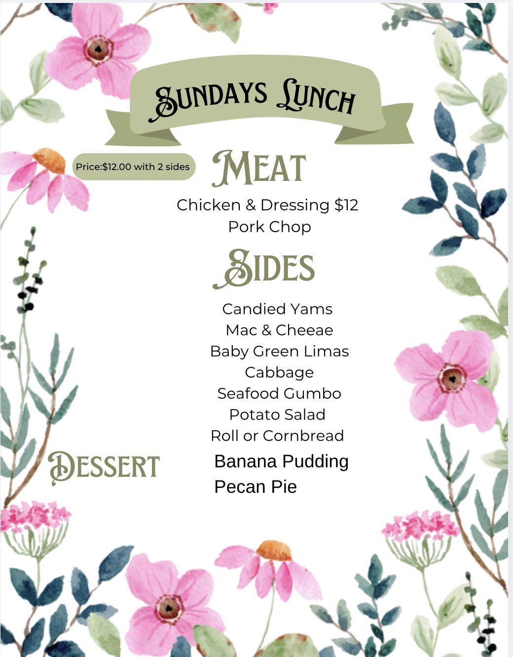 Cow Cart Kitchen Menu