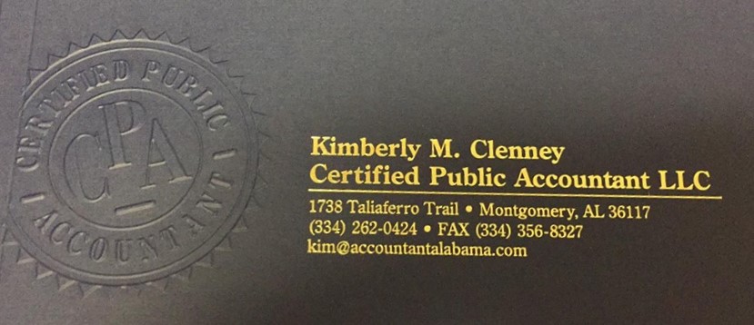 Kim Clenney & Co., Inc. 1761 Taliaferro Trail, Montgomery Alabama 36117