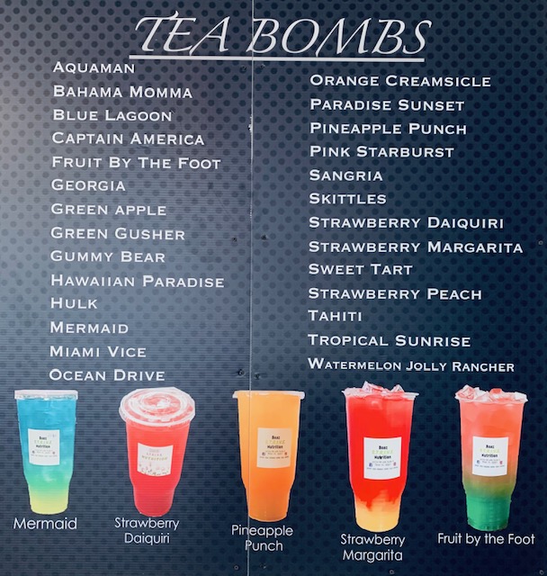 Hampton Cove Nutrition Menu