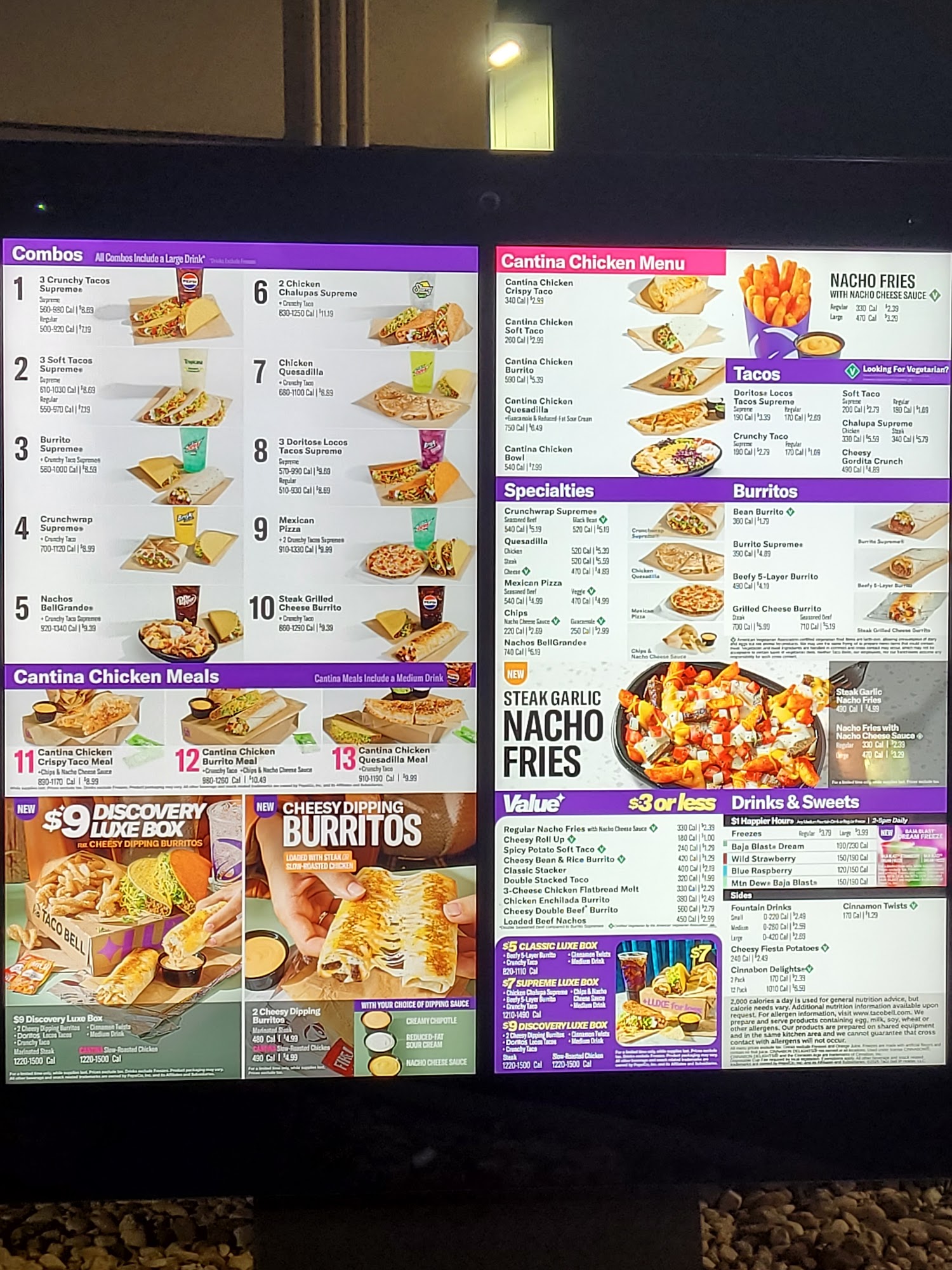 Taco Bell Menu