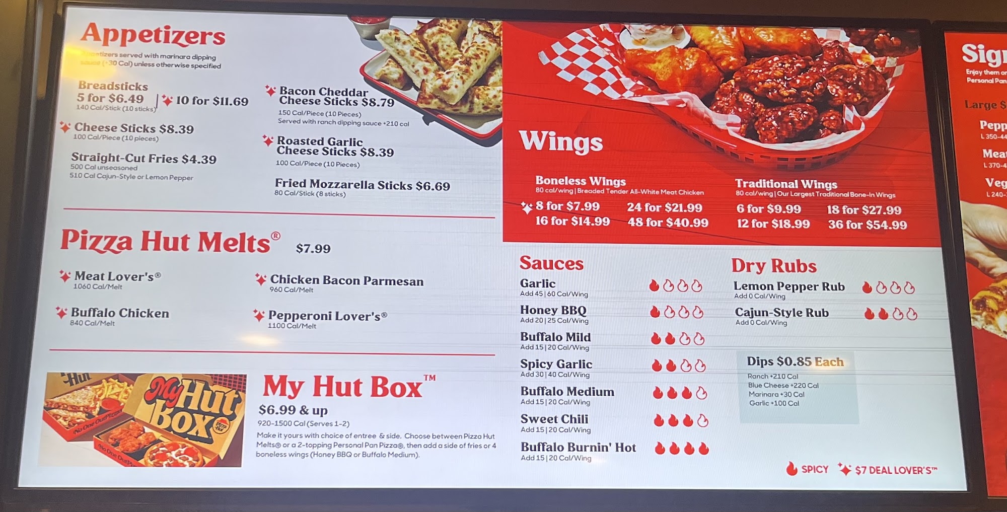 Pizza Hut Menu