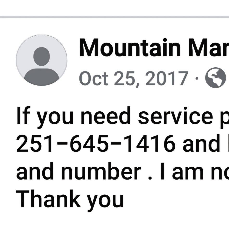 Mountain Man Sanitation Wilmer