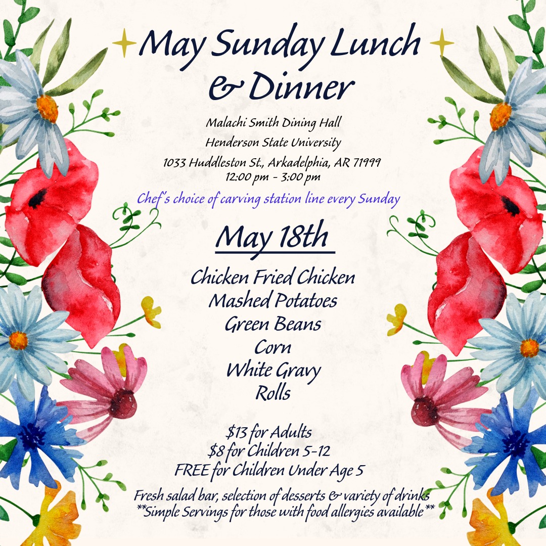 Malachi Smith Dining Hall Menu