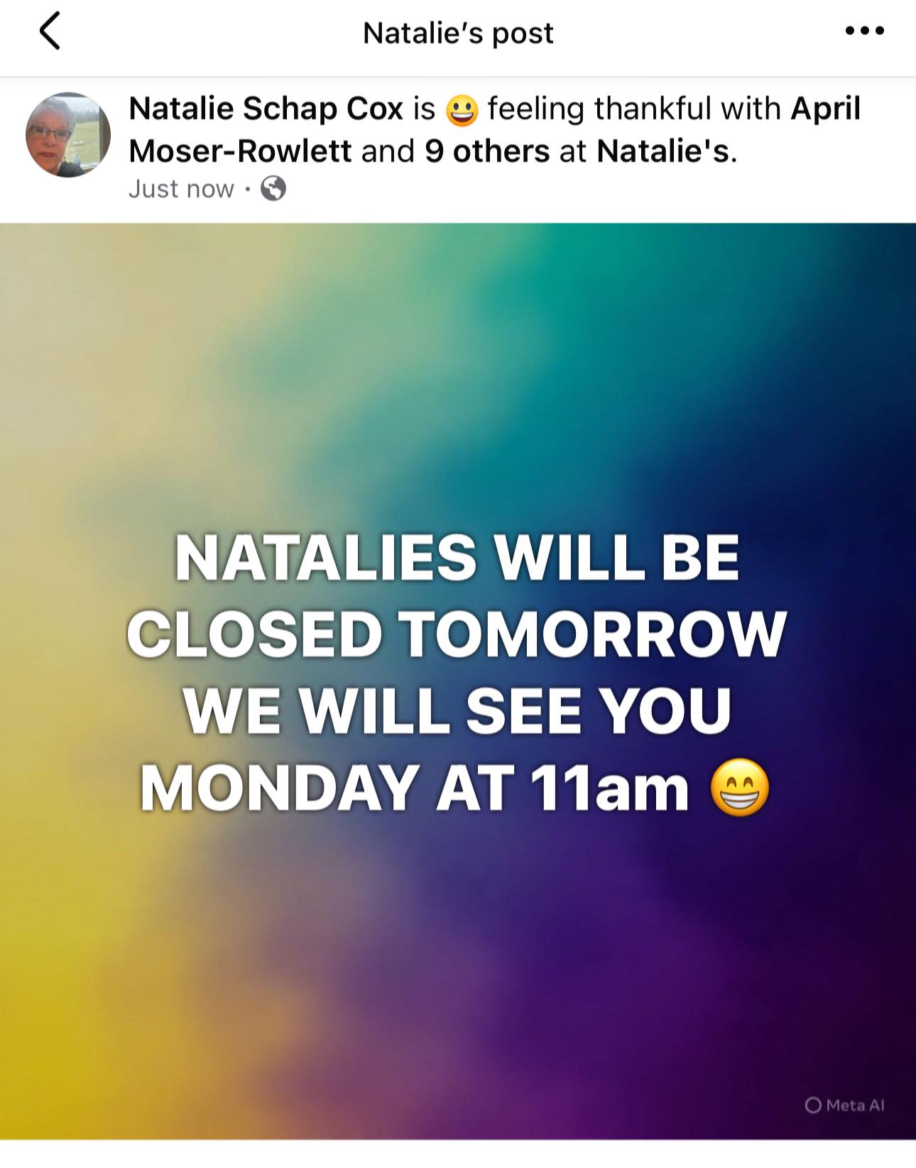 Photo credit: facebook