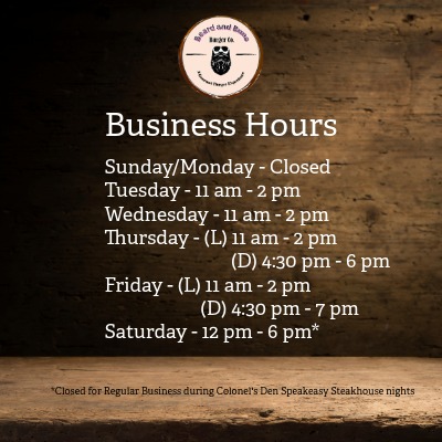 The Beard and Buns Burger Co. Camden