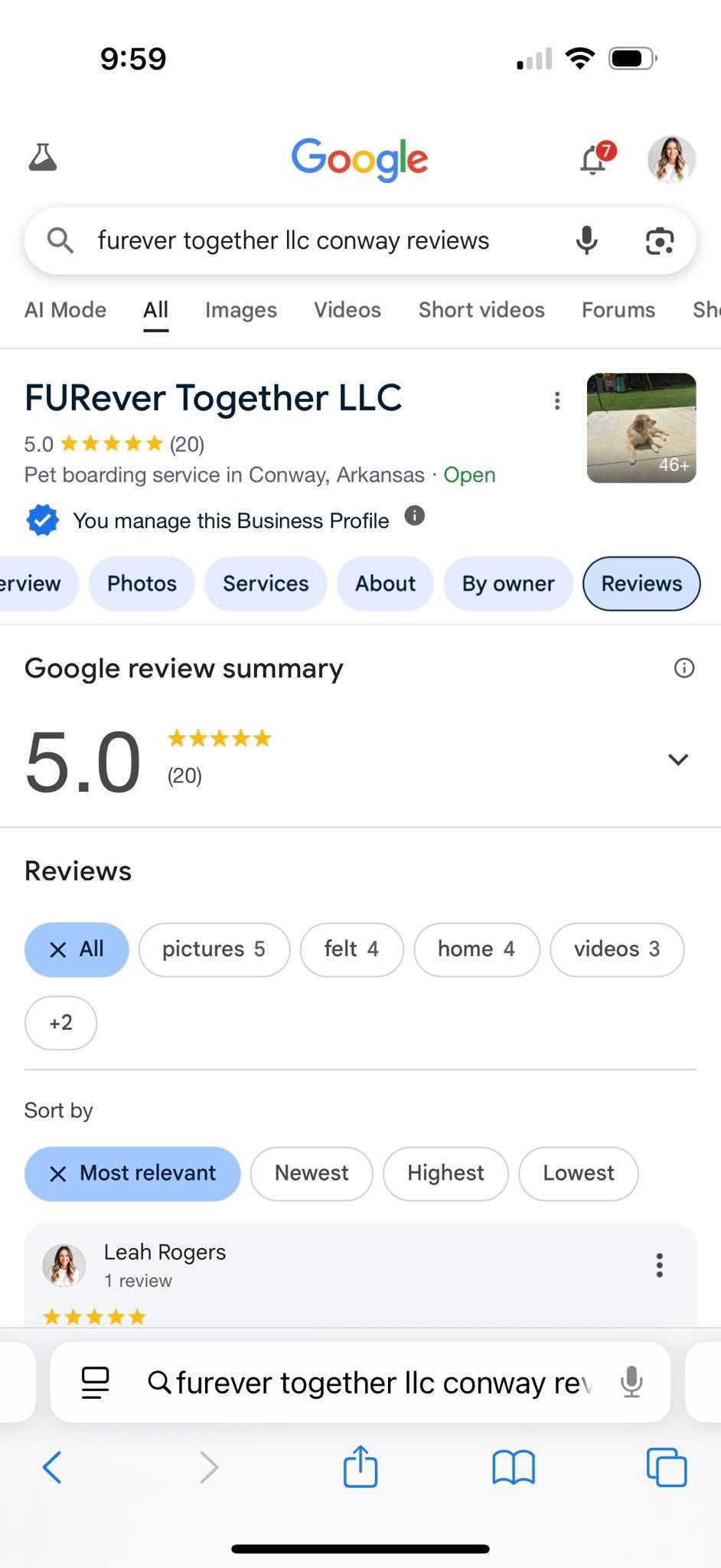 FURever Together LLC Conway