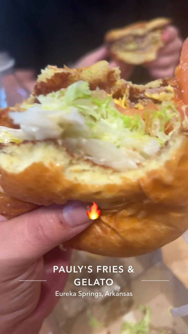 Pauly's Burgers, Fries & Gelato | Burgers In Eureka Springs, AR Menu