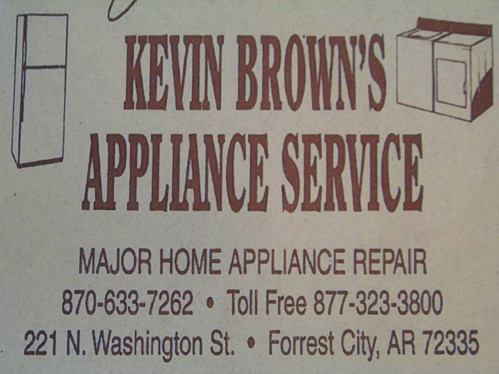 Kevin Brown's Appliance Service Forrest City