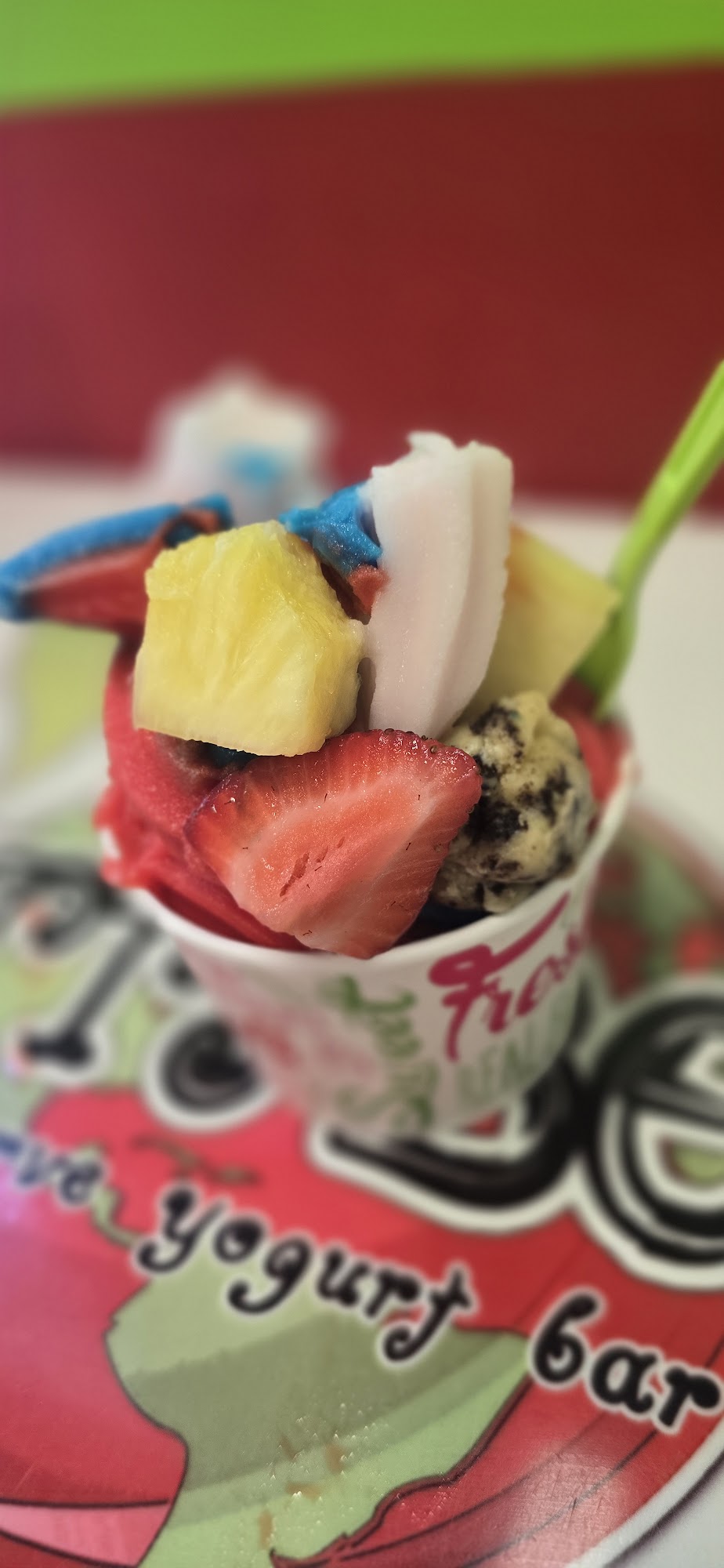 Cherry Berry Self-Serve Yogurt Bar Menu