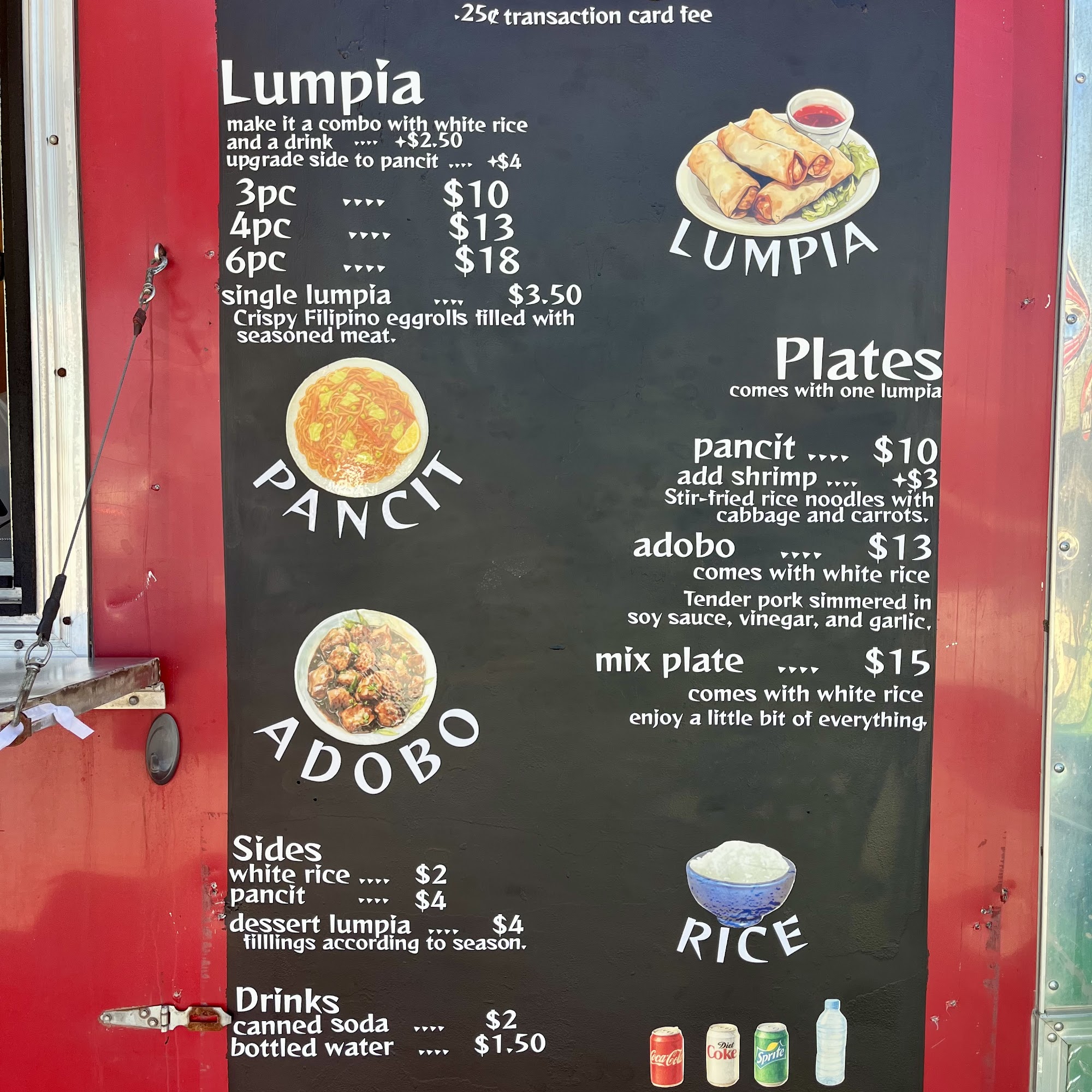 Lumpia Hut Menu