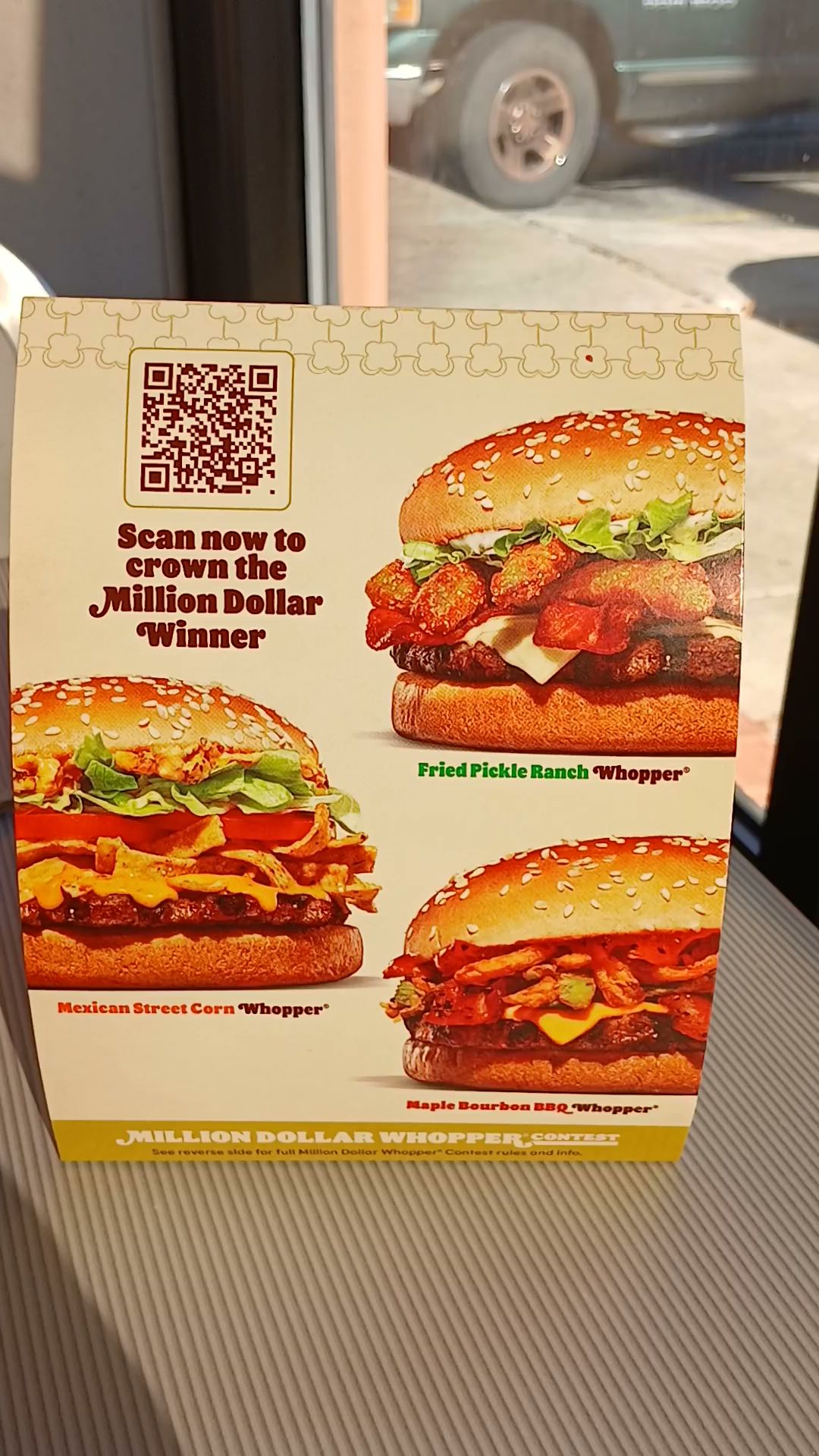 Burger King Menu
