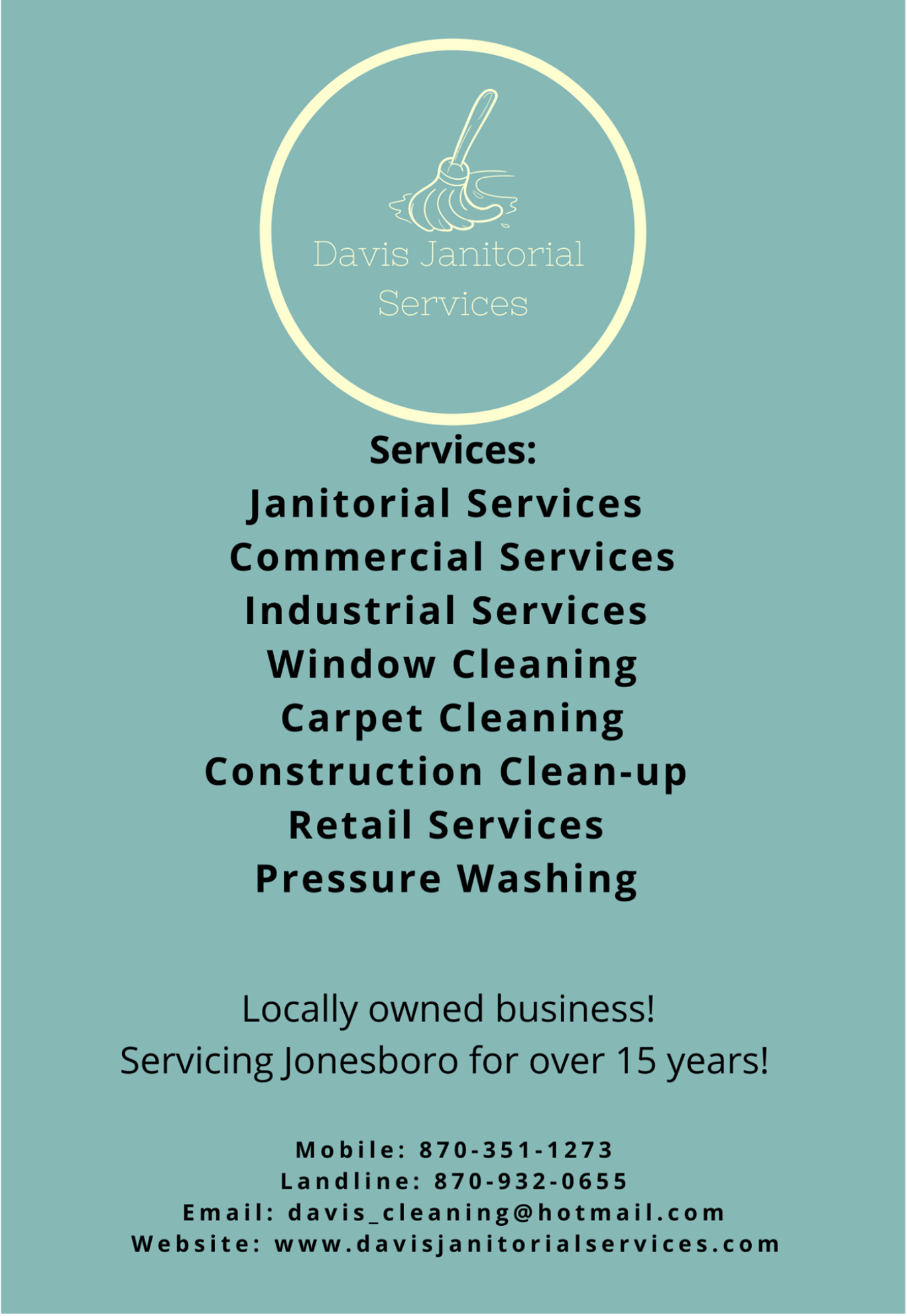 DAVIS JANITORIAL SERVICES, LLC