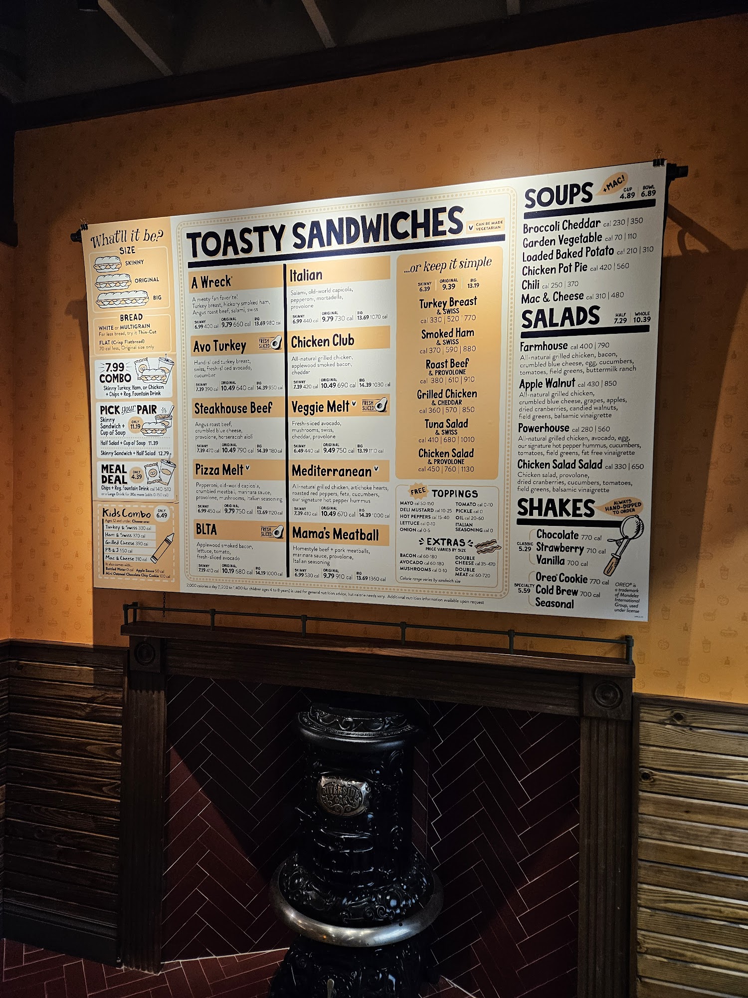 Potbelly Menu