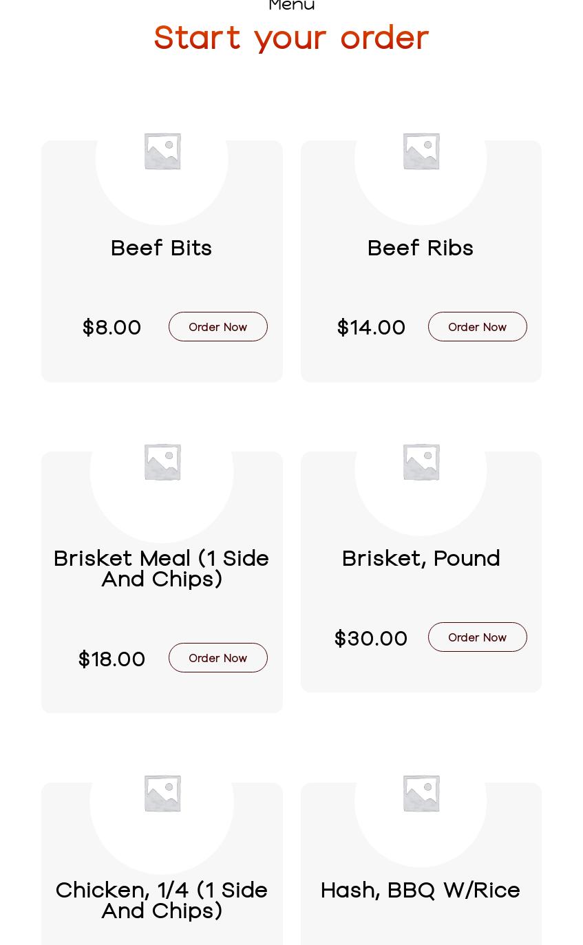 Anderson's BBQ Xpress Menu