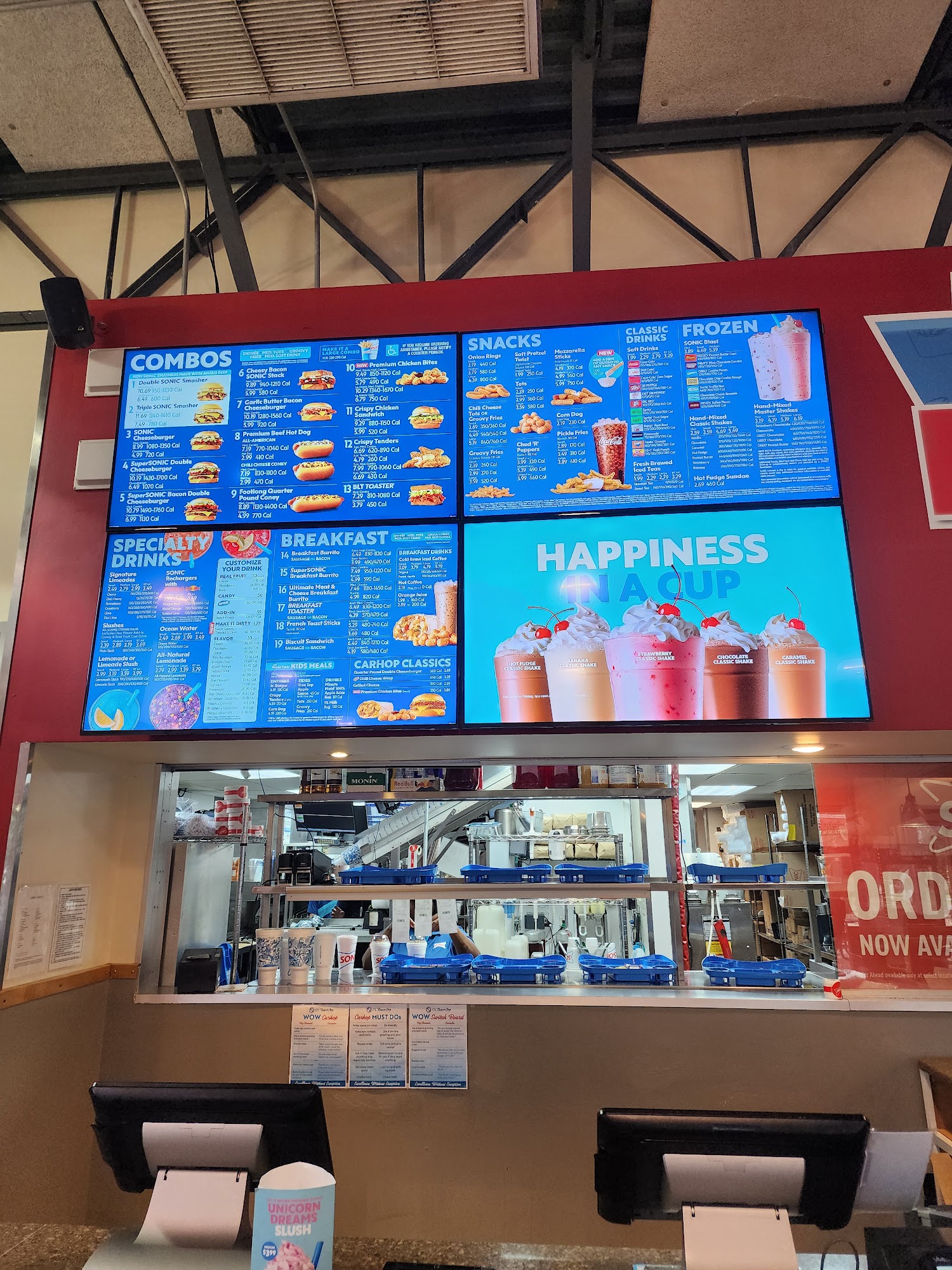Sonic Drive-In Menu