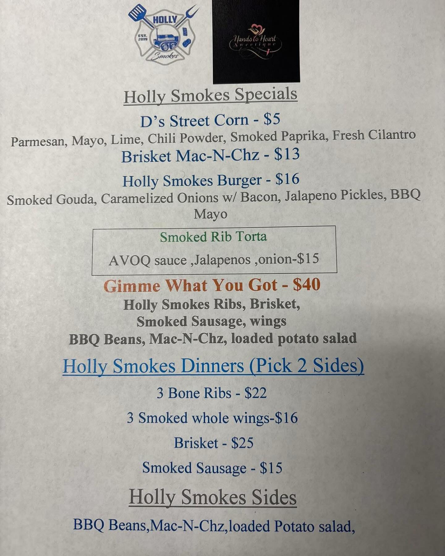 Proof Bar + Lounge Menu