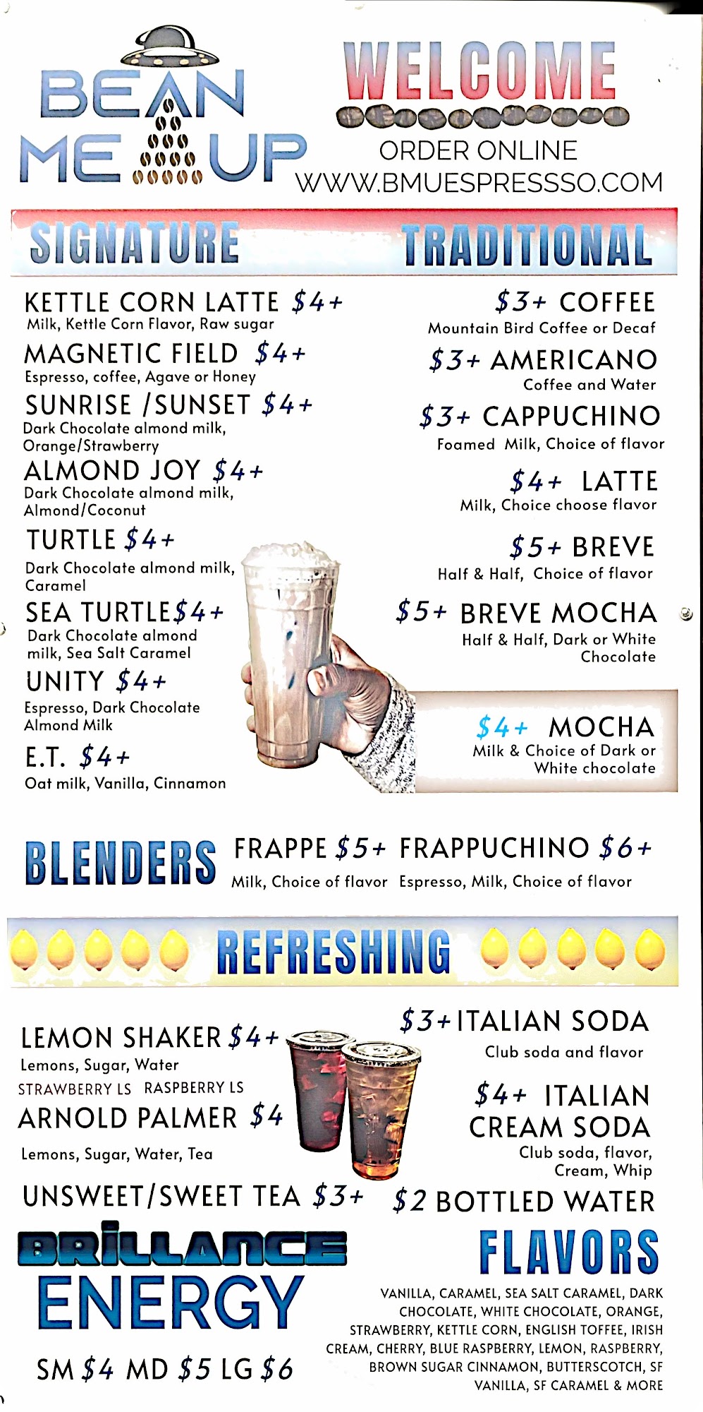 Freedom Kettle Corn of Arkansas Menu