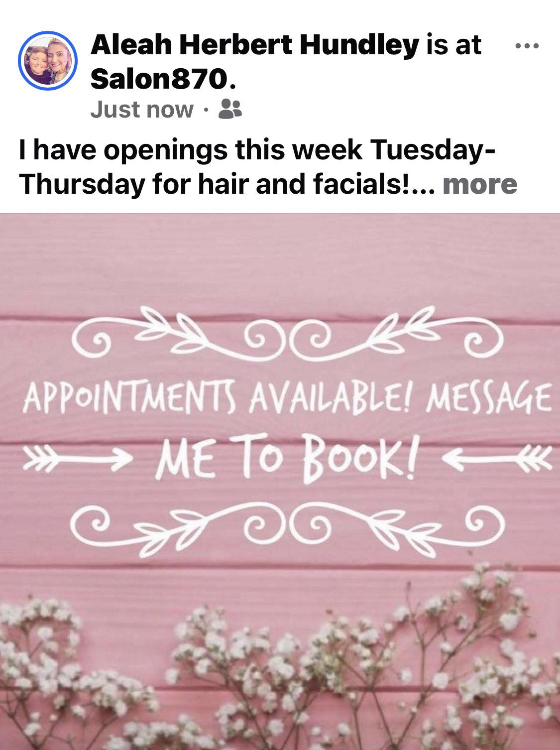 Salon 870 205 S 2nd St, McGehee Arkansas 71654