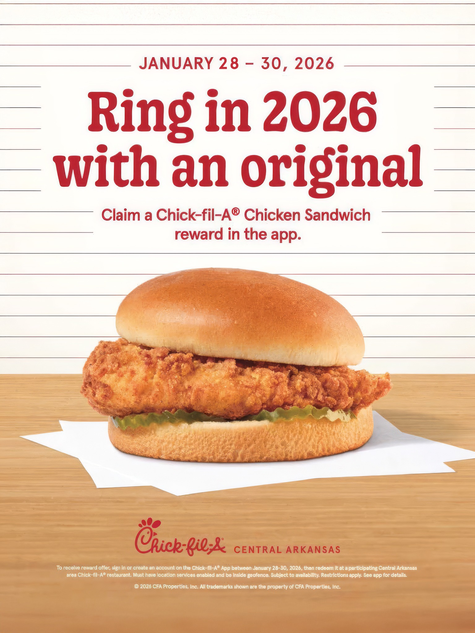 Chick-fil-A Menu