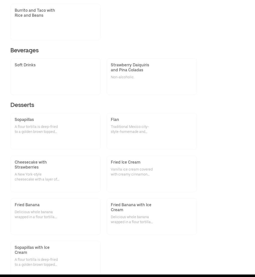 Solmecs Mexican Soul Food Menu