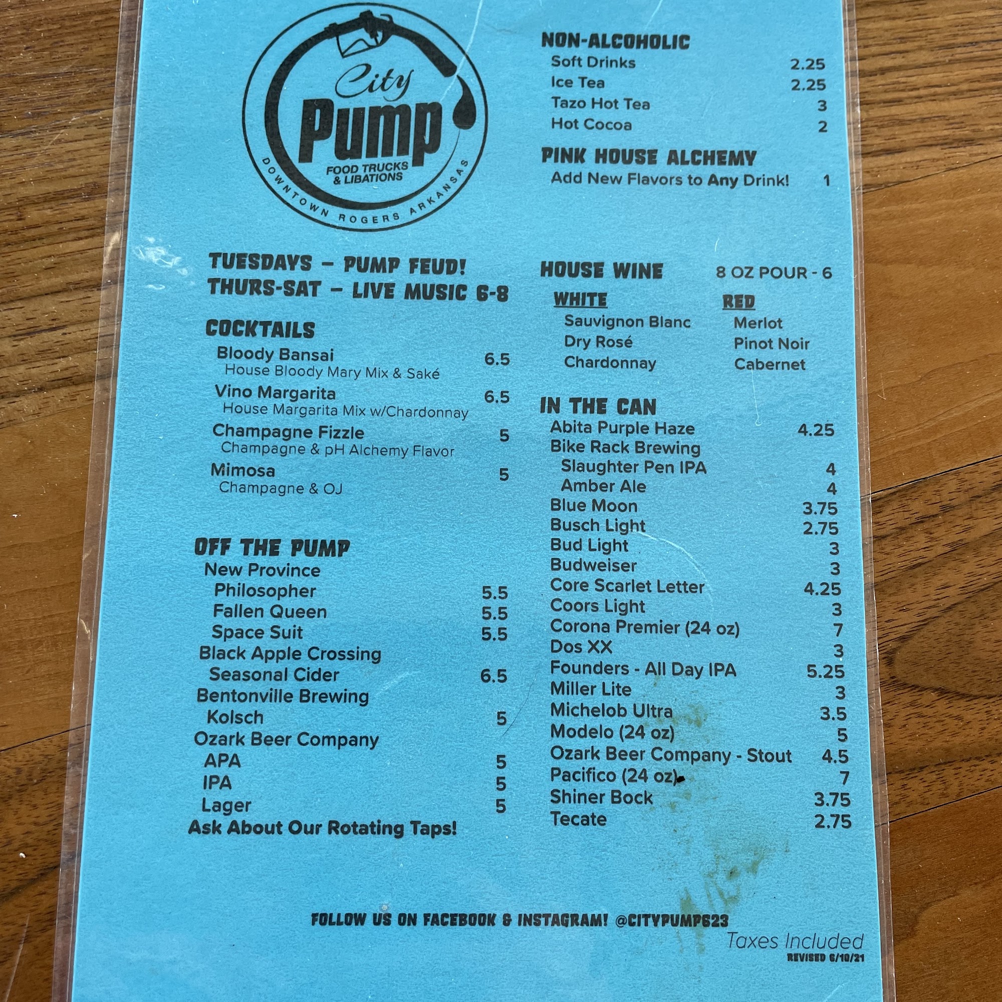 City Pump, Food Trucks & Libations Rogers