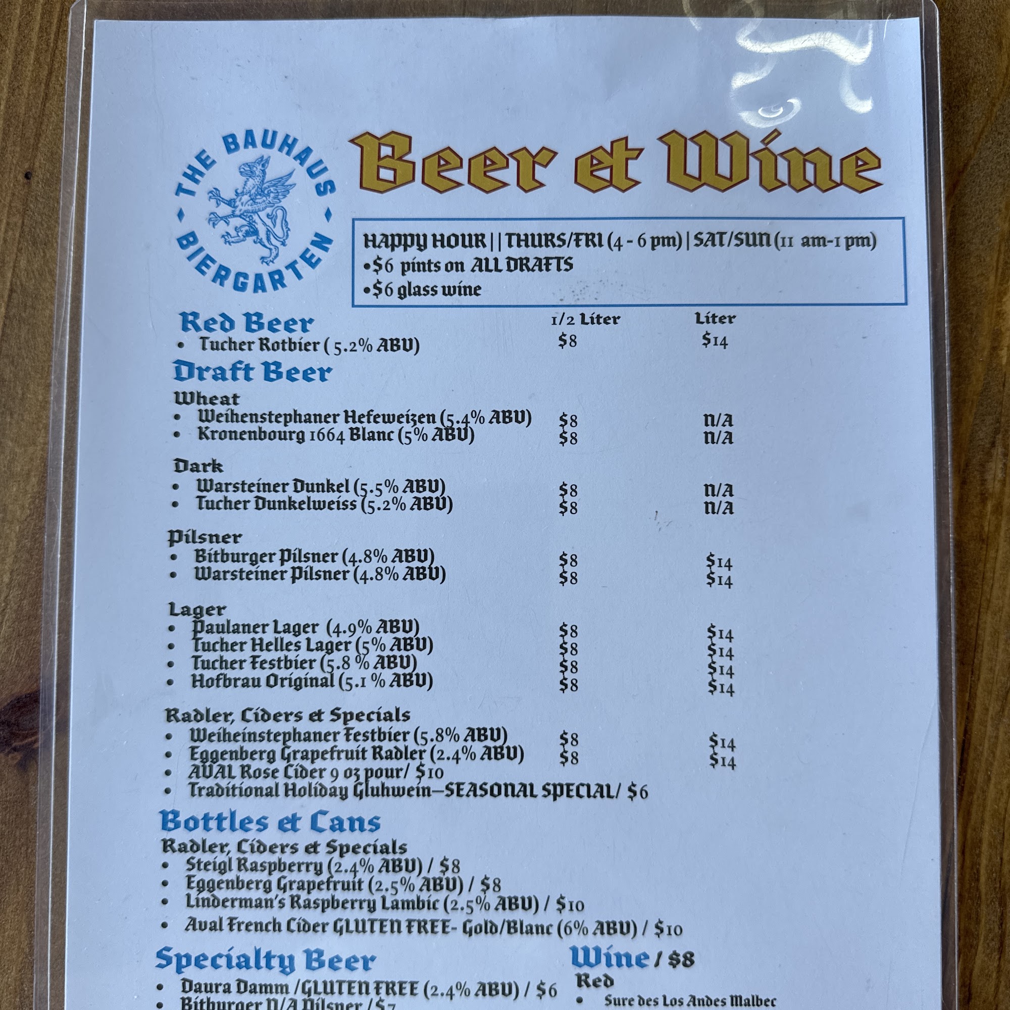 Bauhaus Biergarten Springdale