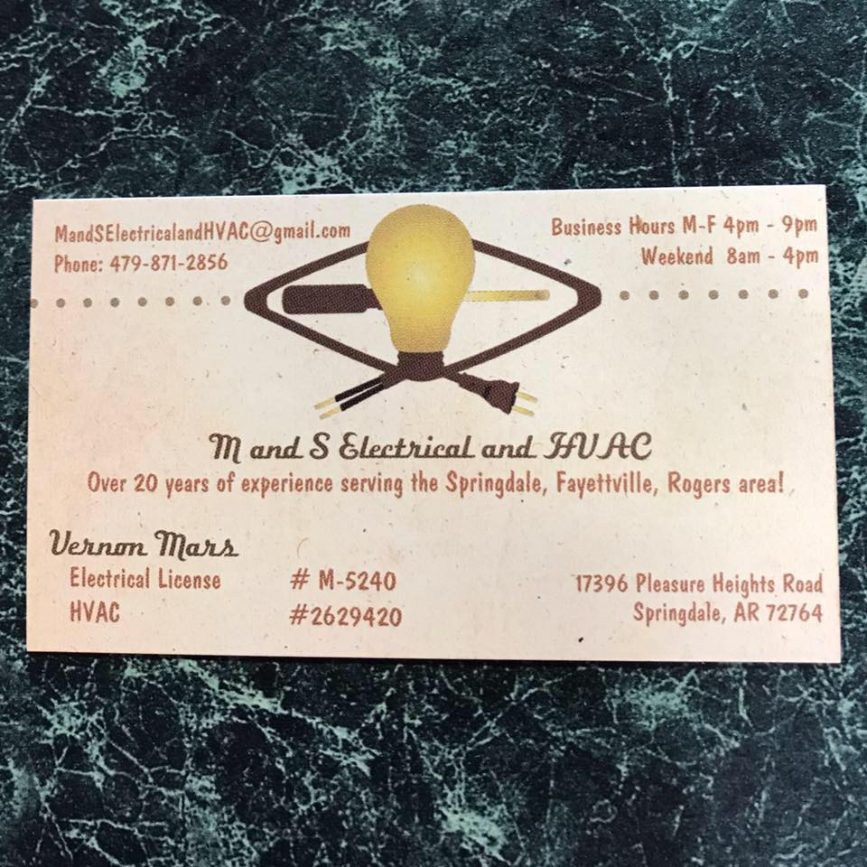 M And S Electric And Hvac Service