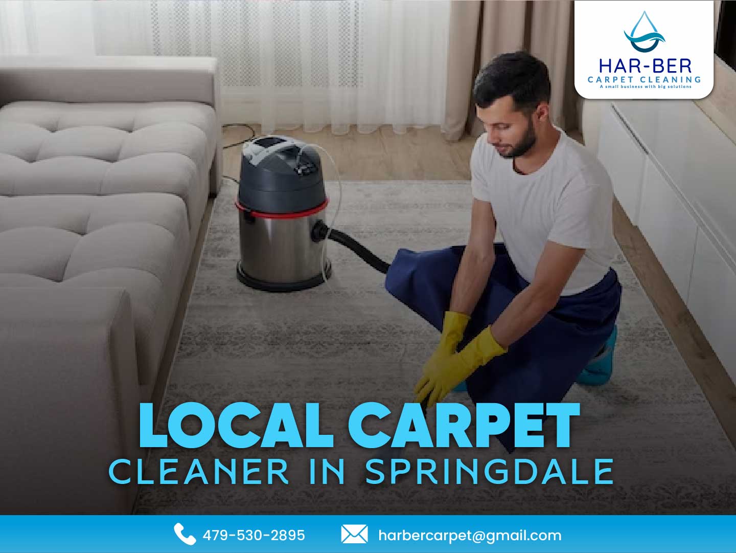 Har-Ber Carpet Cleaning Founders Park Dr W, Springdale, AR 72762