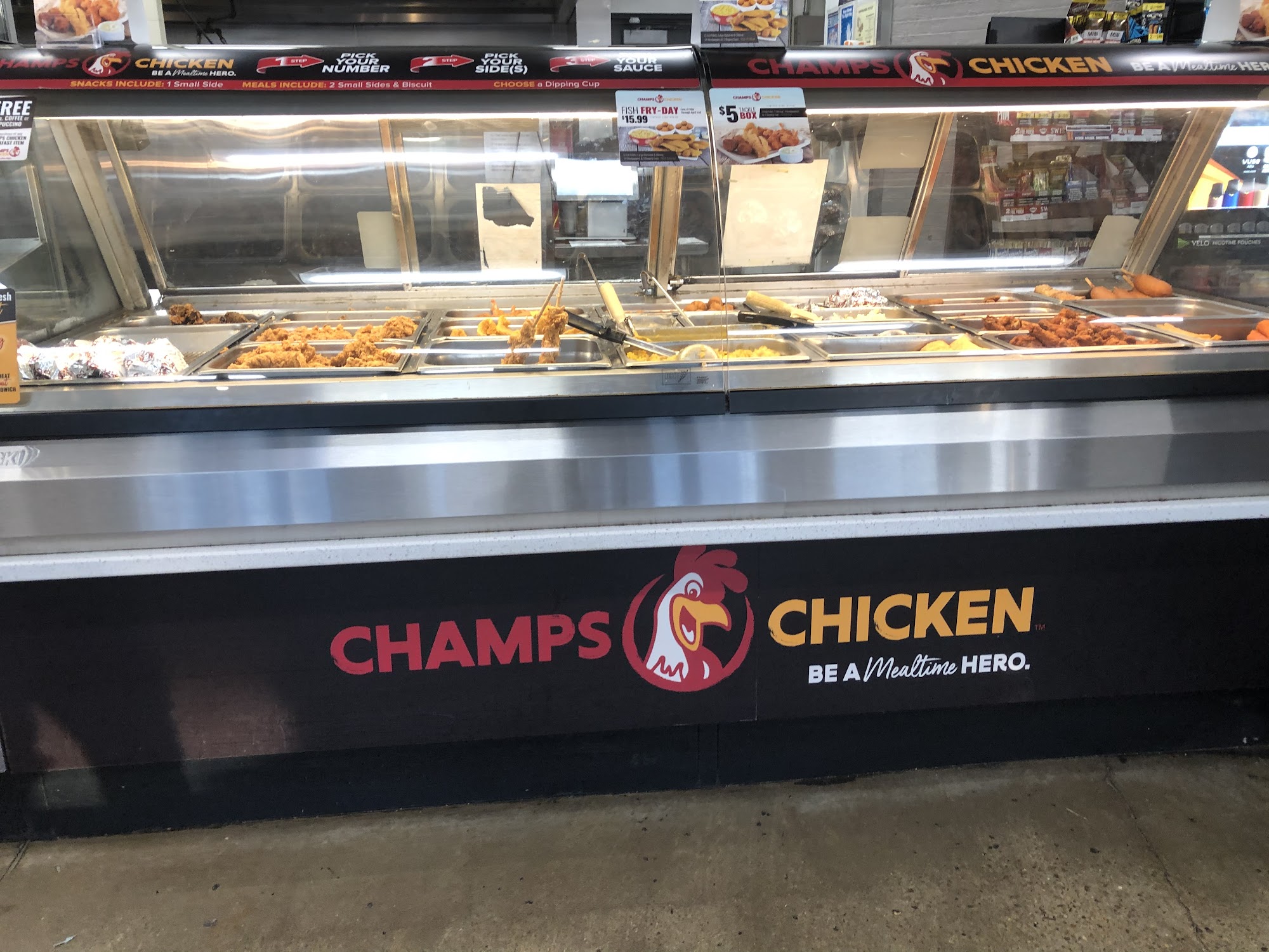 Champs Chicken Menu