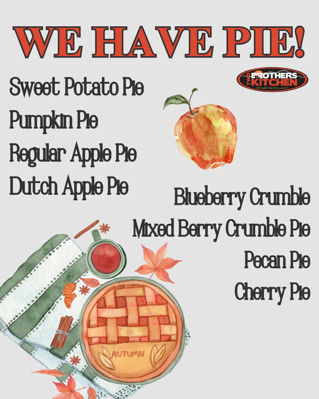 Two Brothers Kitchen Anthem