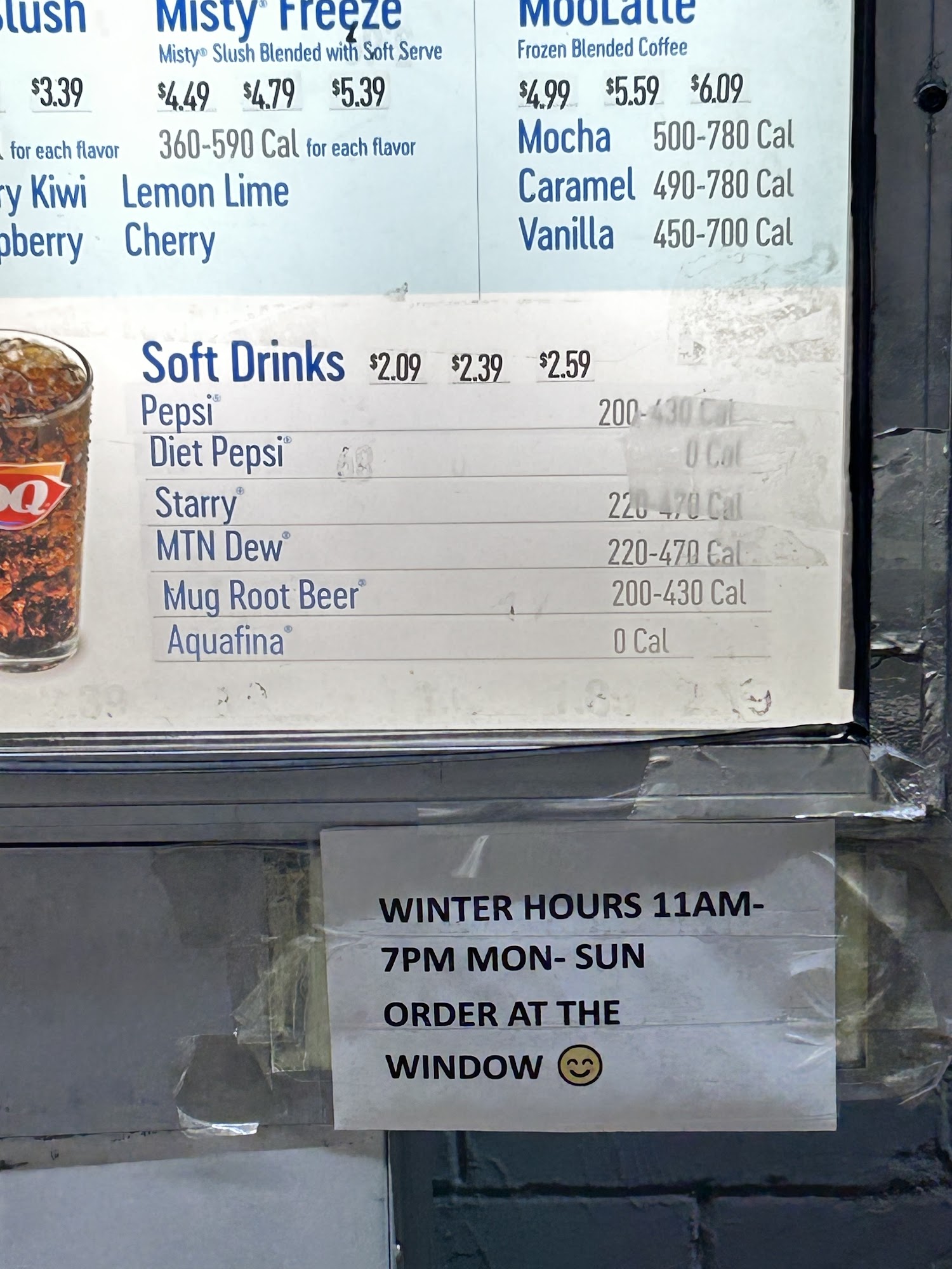 Dairy Queen Store Menu