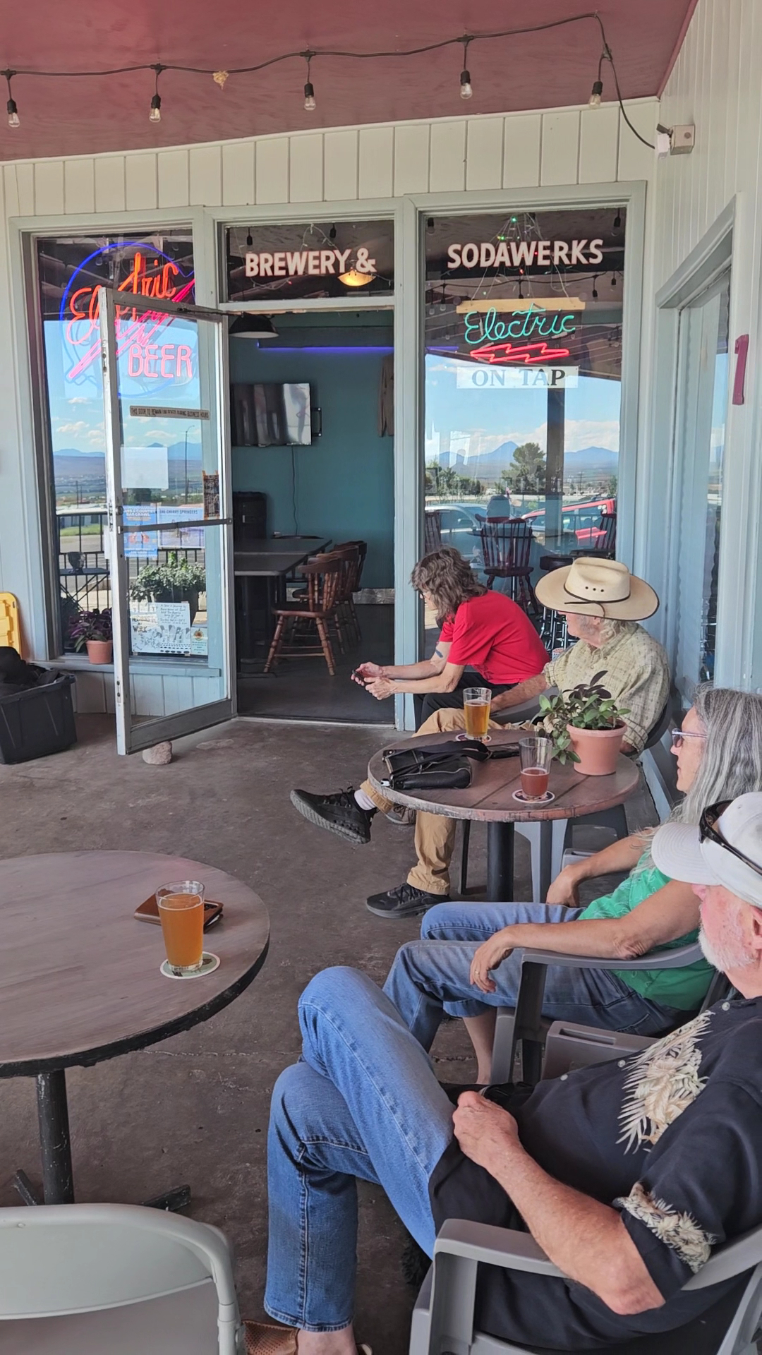 Electric Brewing and Bisbee Sodawerks Menu