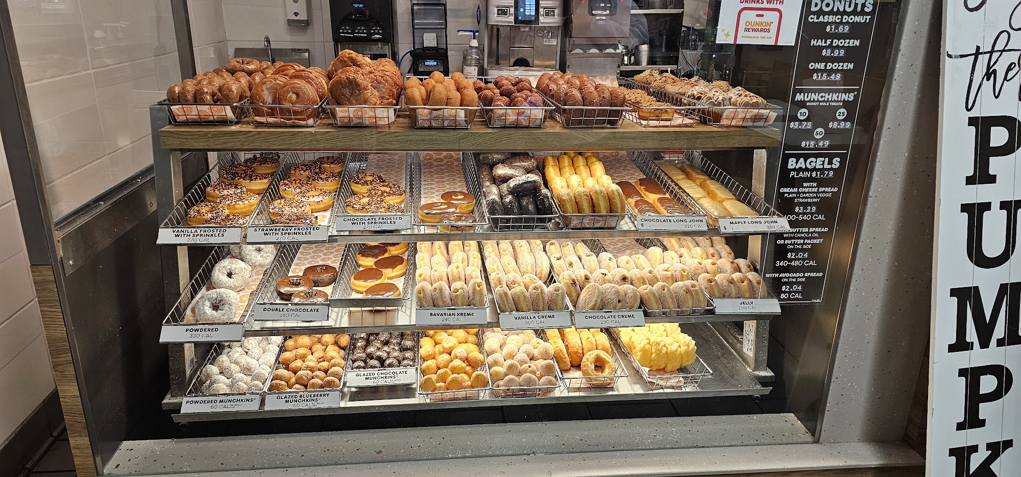 Dunkin Donuts Baskin-Robbins Menu