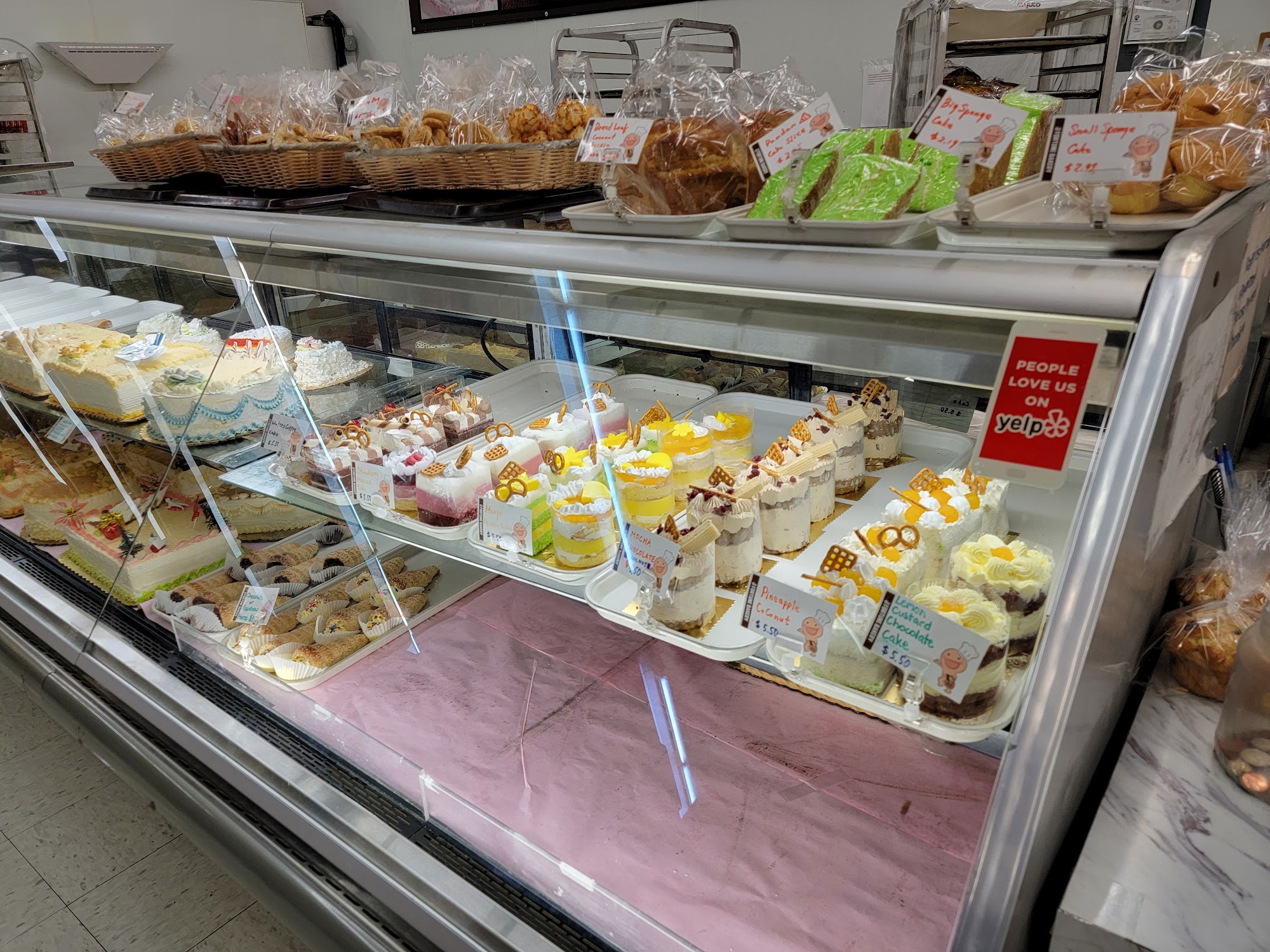 J Fortune Bakery Menu