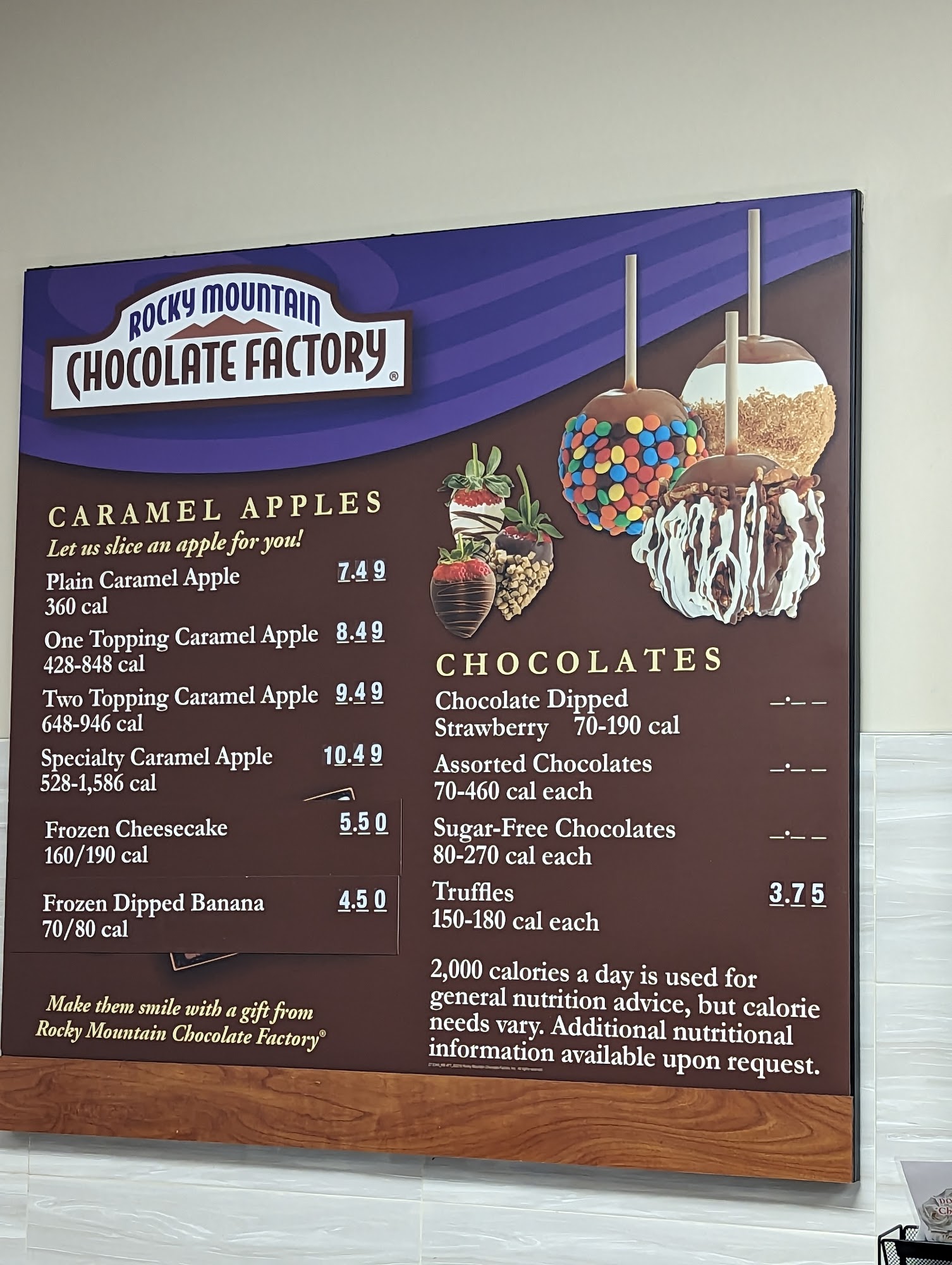 Cold Stone Creamery Menu