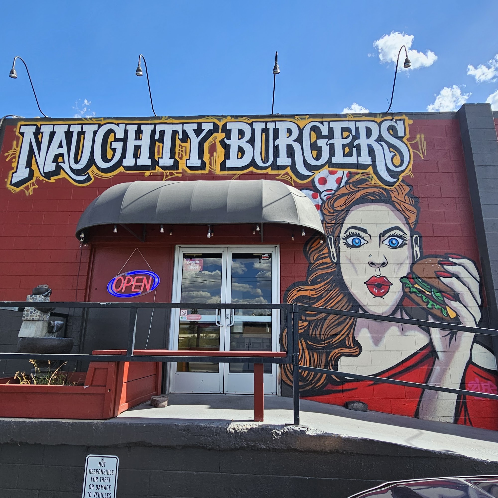 Naughty Burgers - Cottonwood 1 S Main St, Cottonwood