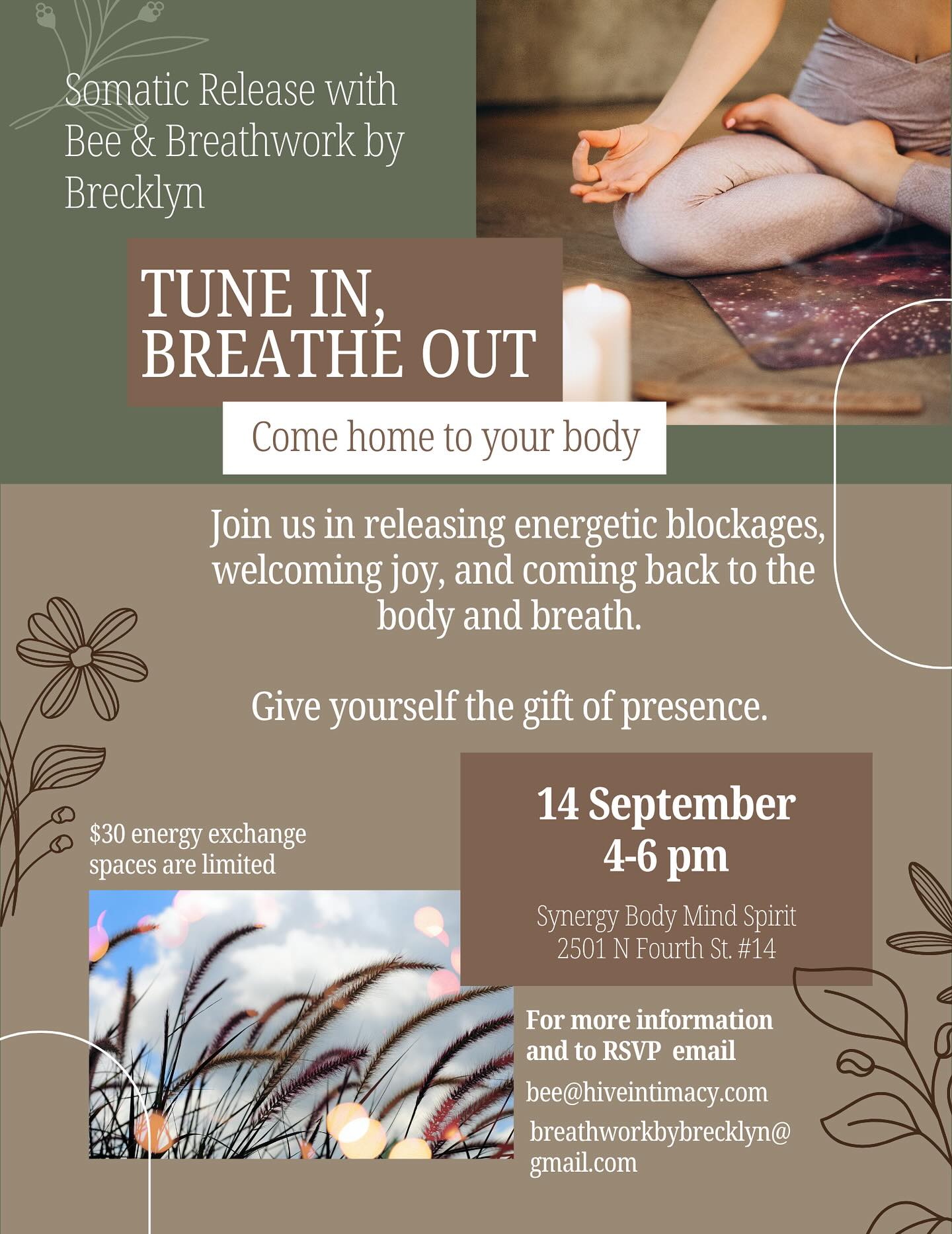 Synergy Body Mind Spirit 2501 N Fourth St #14, Flagstaff Arizona 86004