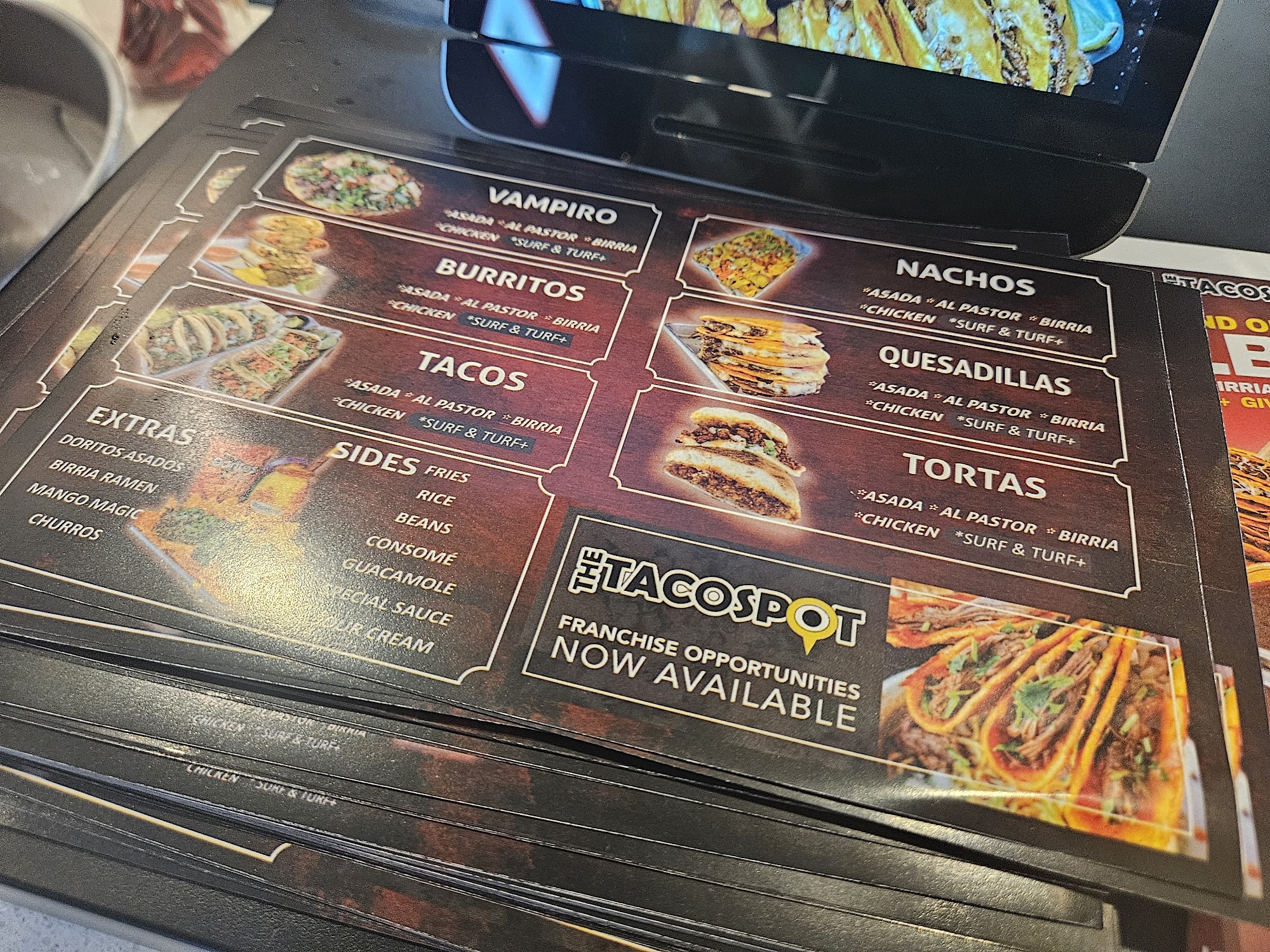 The Taco Spot - Gilbert Menu