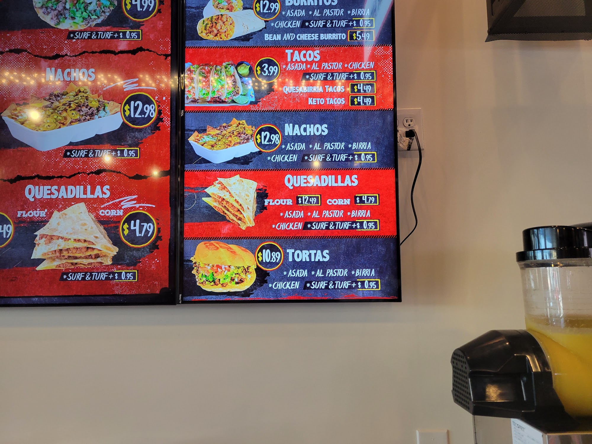 The Taco Spot - Gilbert Menu