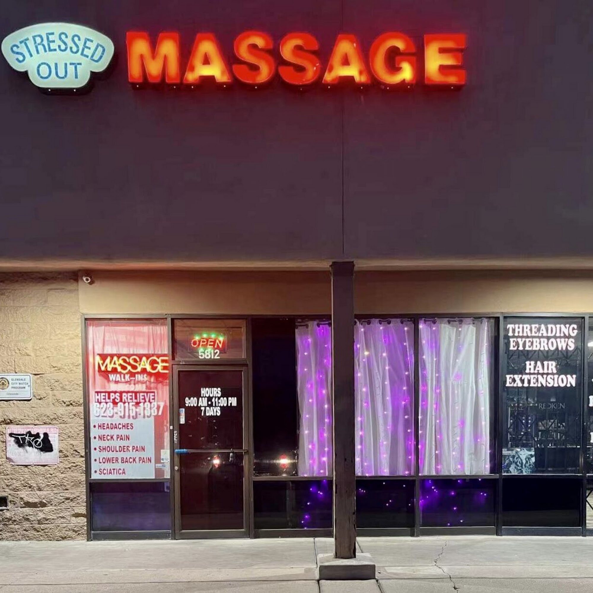 Stressed Out Massage 5812 N 43rd Ave, Glendale Arizona 85301